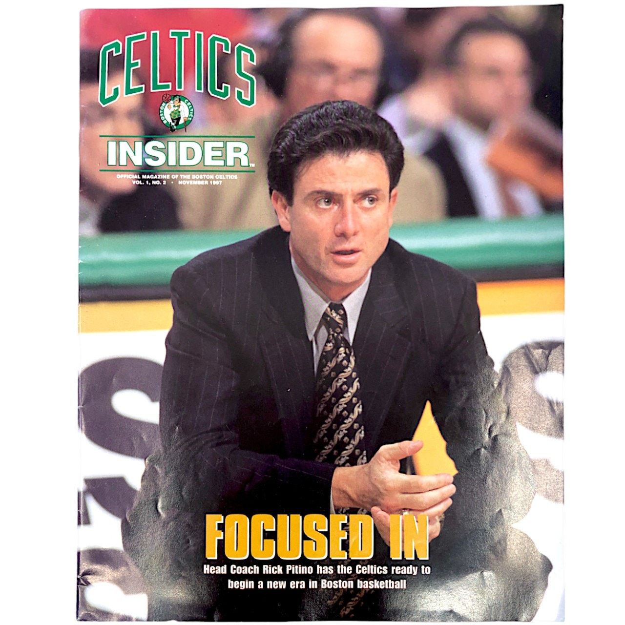 NBA Boston Celtics Insider Magazine November 1997 w Rick Pitino Size ONE SIZE - 1 Thumbnail