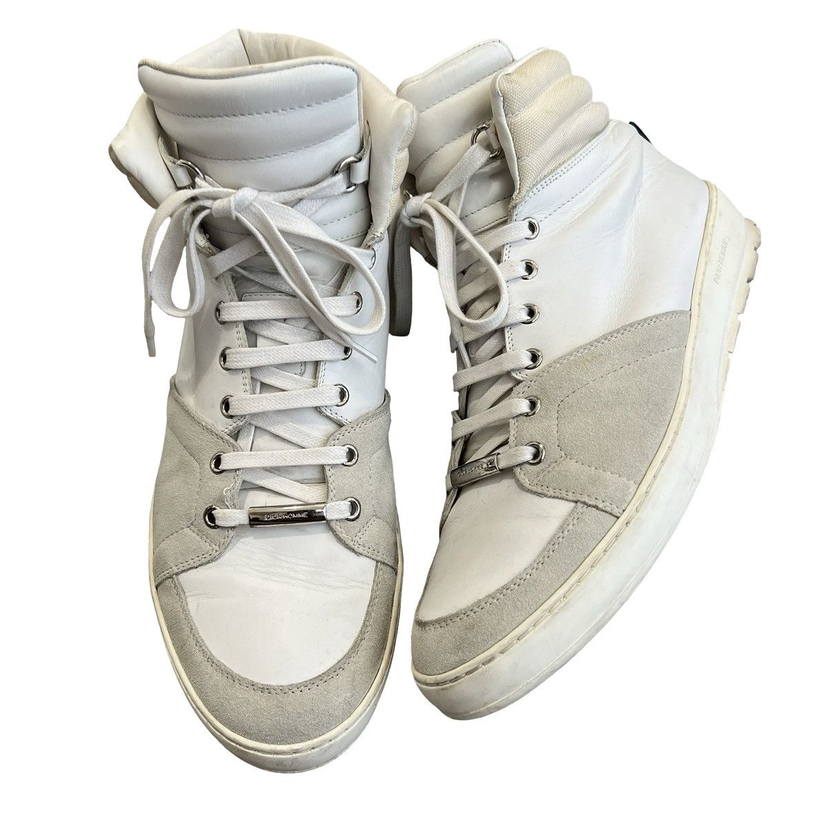 Dior × Hedi Slimane Dior Homme 05SS White Hi-top Sneakers | Grailed