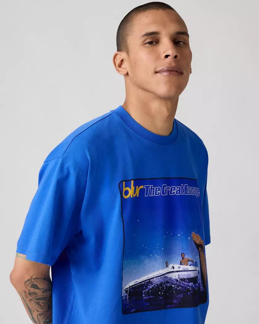 Band Tees × Levi's Blur Size US XL / EU 56 / 4 - 4 Thumbnail