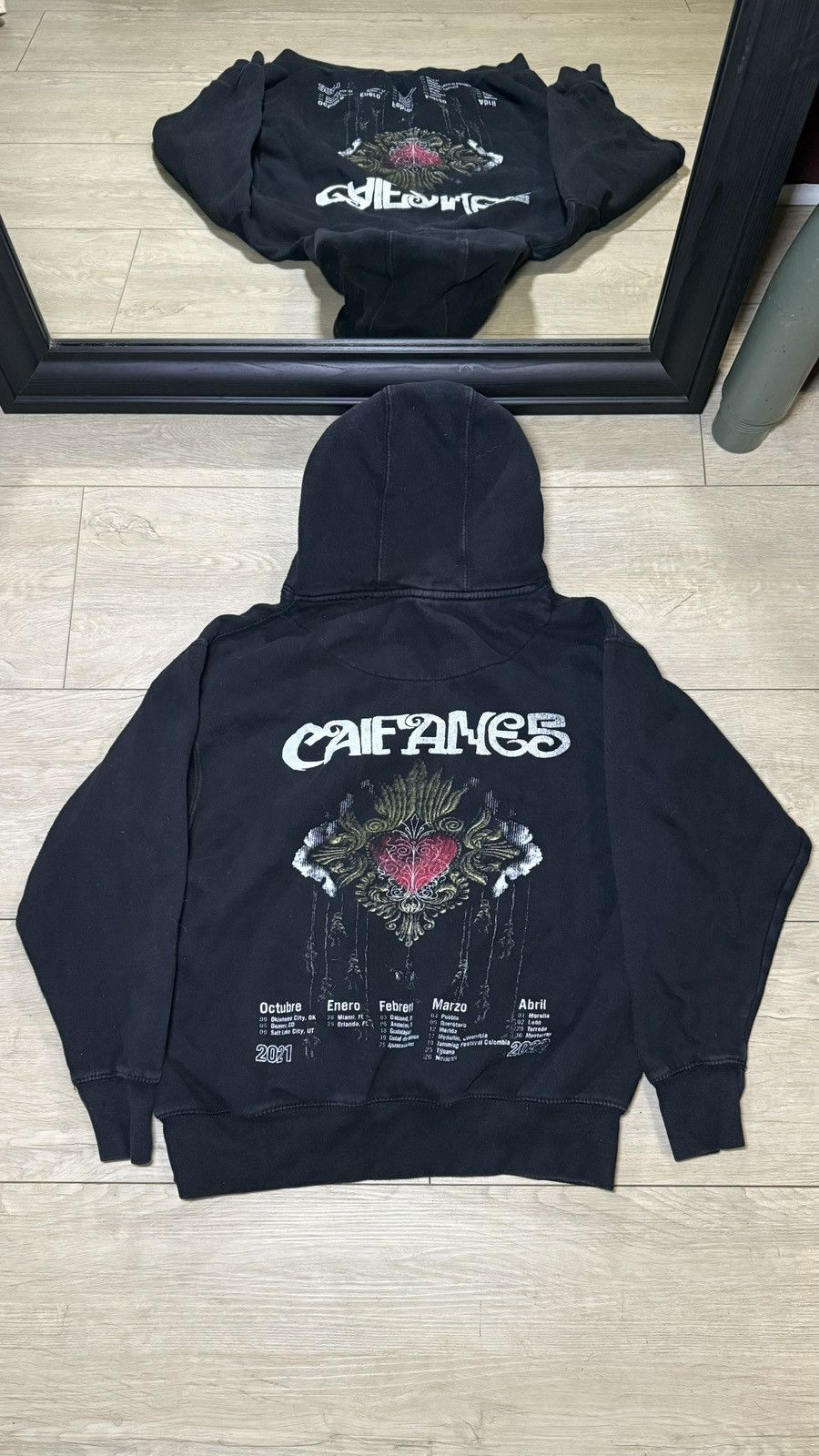 Other 2021 Caifanes Aztec / Mayan Dragon Tour Merchandise Hoodie Size US S / EU 44-46 / 1 - 2 Thumbnail