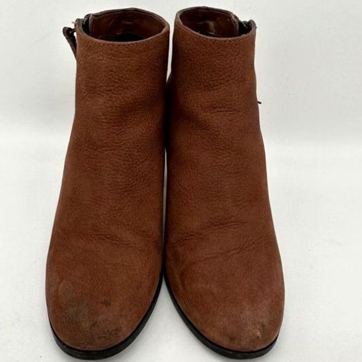 Cole Haan Cole Haan Davenport Boots Womens 6B Brown Leather Ankle Side Zip Heeled Ladies Shoes Boots Women Brown Leather Ankle Heel Boots 6B Size US 6 / IT 36 - 3 Thumbnail