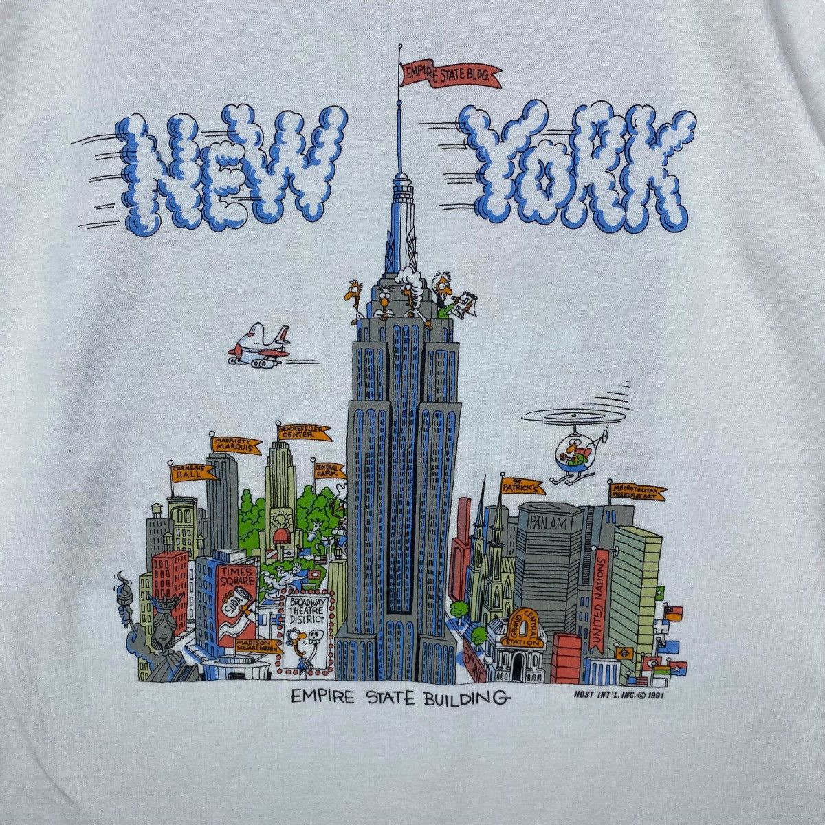 Vintage Vintage 90's NEW YORK Empire State Building Graphic Size US M / EU 48-50 / 2 - 2 Thumbnail