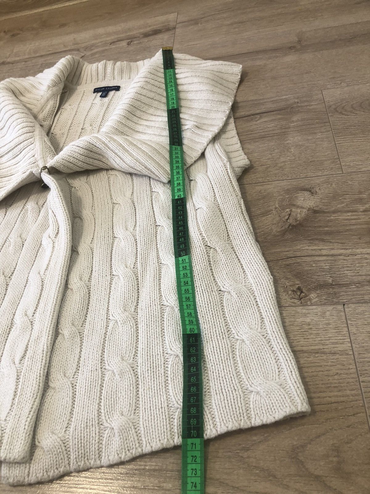 Ralph Lauren × Vintage Ralph Lauren Cardigan Knitted Belted Striped Silk Size L / US 10 / IT 46 - 13 Thumbnail