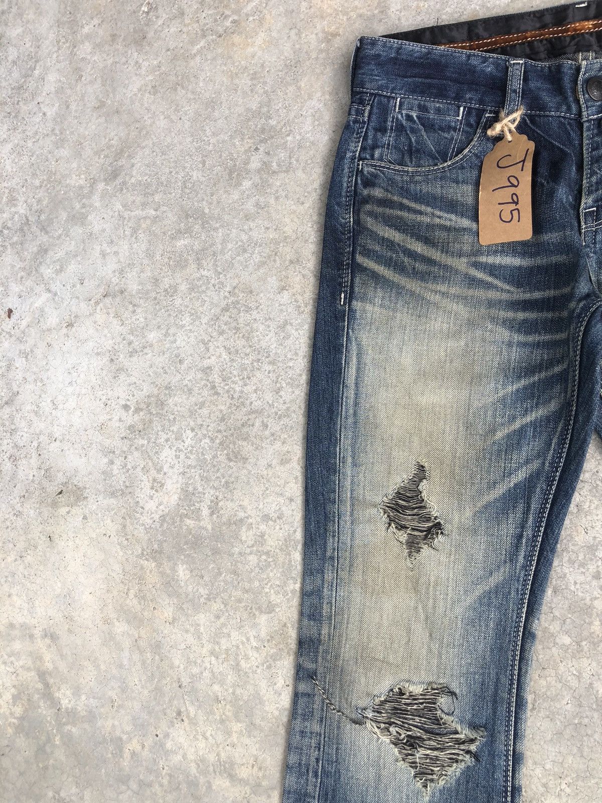 Murder License Japanese Murder License Flared Jeans Distressed Jeans Size US 30 / EU 46 - 4 Thumbnail
