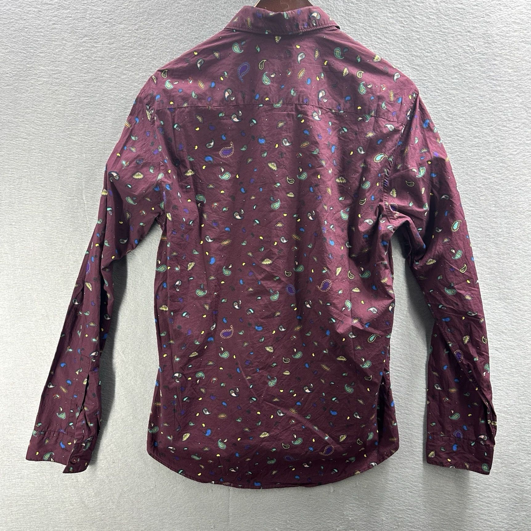 Kenzo KENZO Paris Shirt Mens 16 Blue Paisley Button-Up Slim Fit Long Sleeve Preppy Size US L / EU 52-54 / 3 - 4 Thumbnail