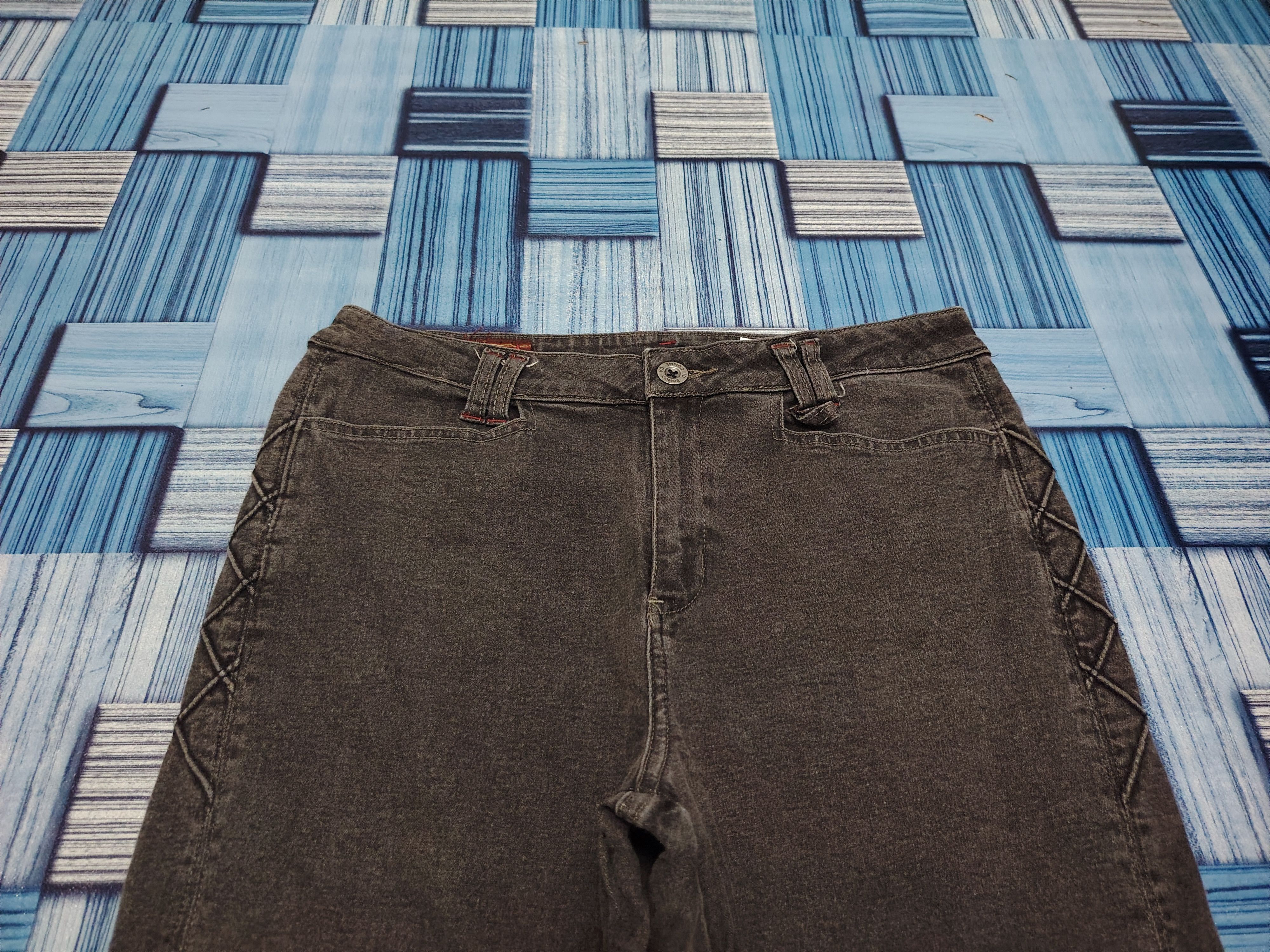 If Six Was Nine × Japanese Brand 💥Insane💥 comme ca comme ci stretch pants jeans bootcut Size US 29 - 12 Thumbnail