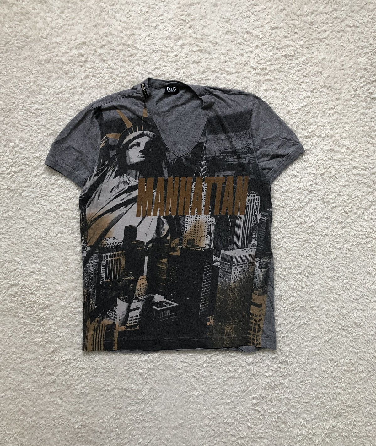 Dolce & Gabbana Tshirt Dolce & Gabbana Manhattan Print Size US M / EU 48-50 / 2 - 1 Thumbnail
