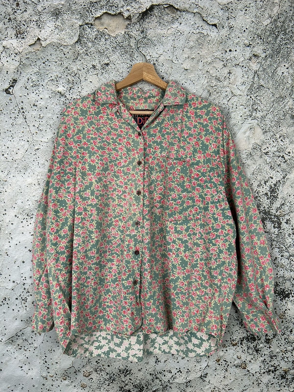 Vintage Vintage Floral 90s Shirt Rare Grunge Streetwear Archival Size US M / EU 48-50 / 2 - 1 Thumbnail
