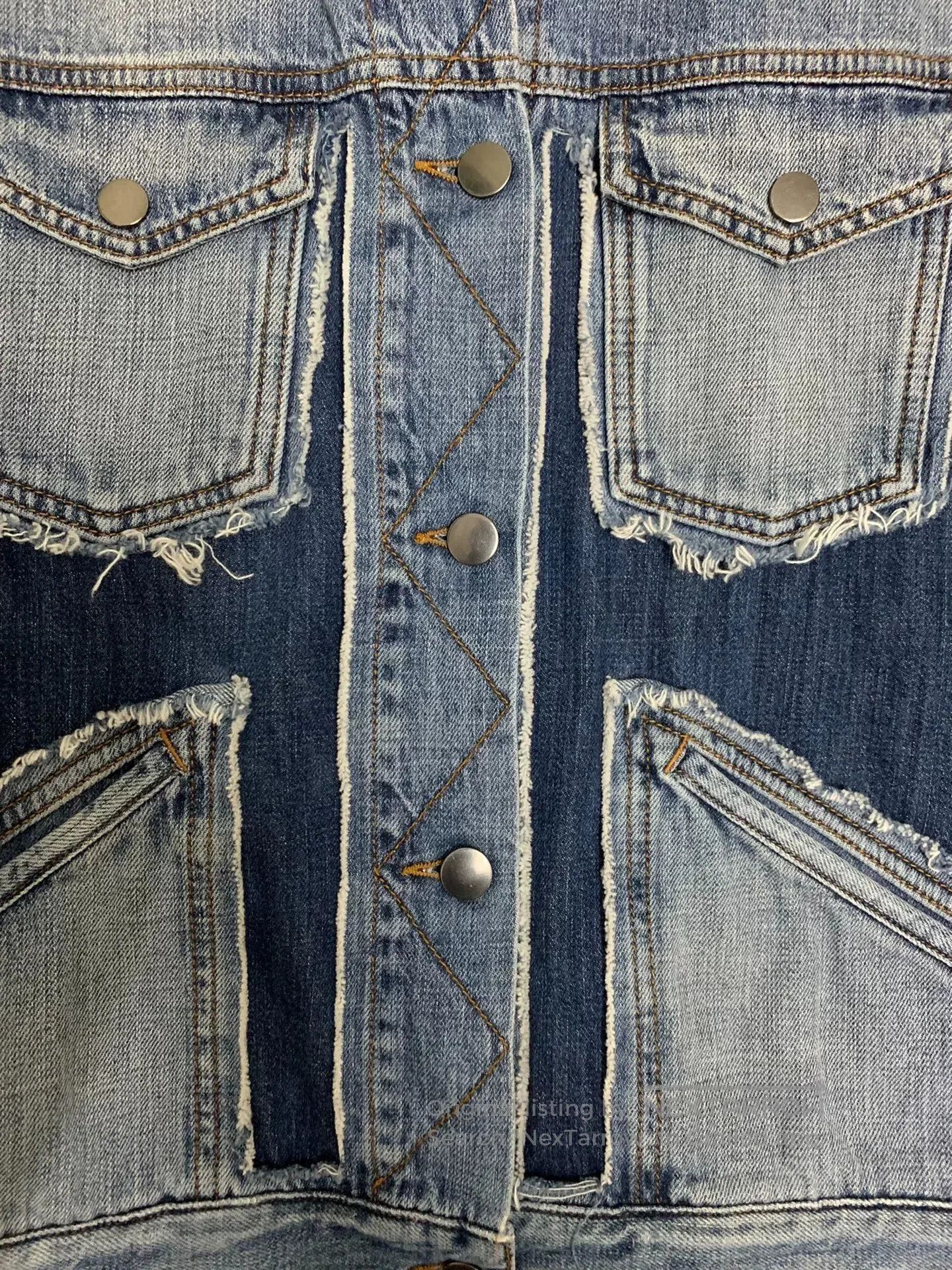 Maison Margiela Maison Margiela SS18 Distressed Denim Jacket. Size US XXS / EU 40 - 4 Thumbnail