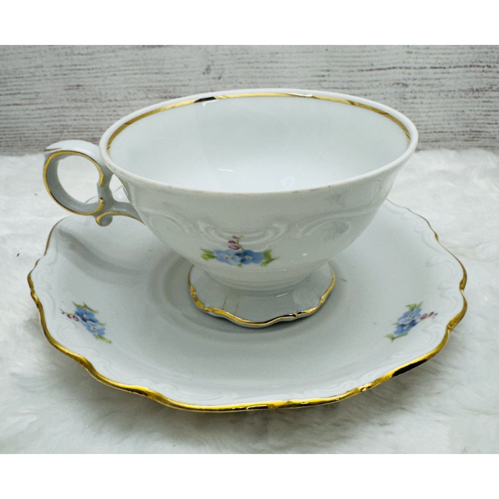 Other Schumann Bavaria Arzberg Blue Flower Porcelain Demitasse Cup Size ONE SIZE - 2 Thumbnail