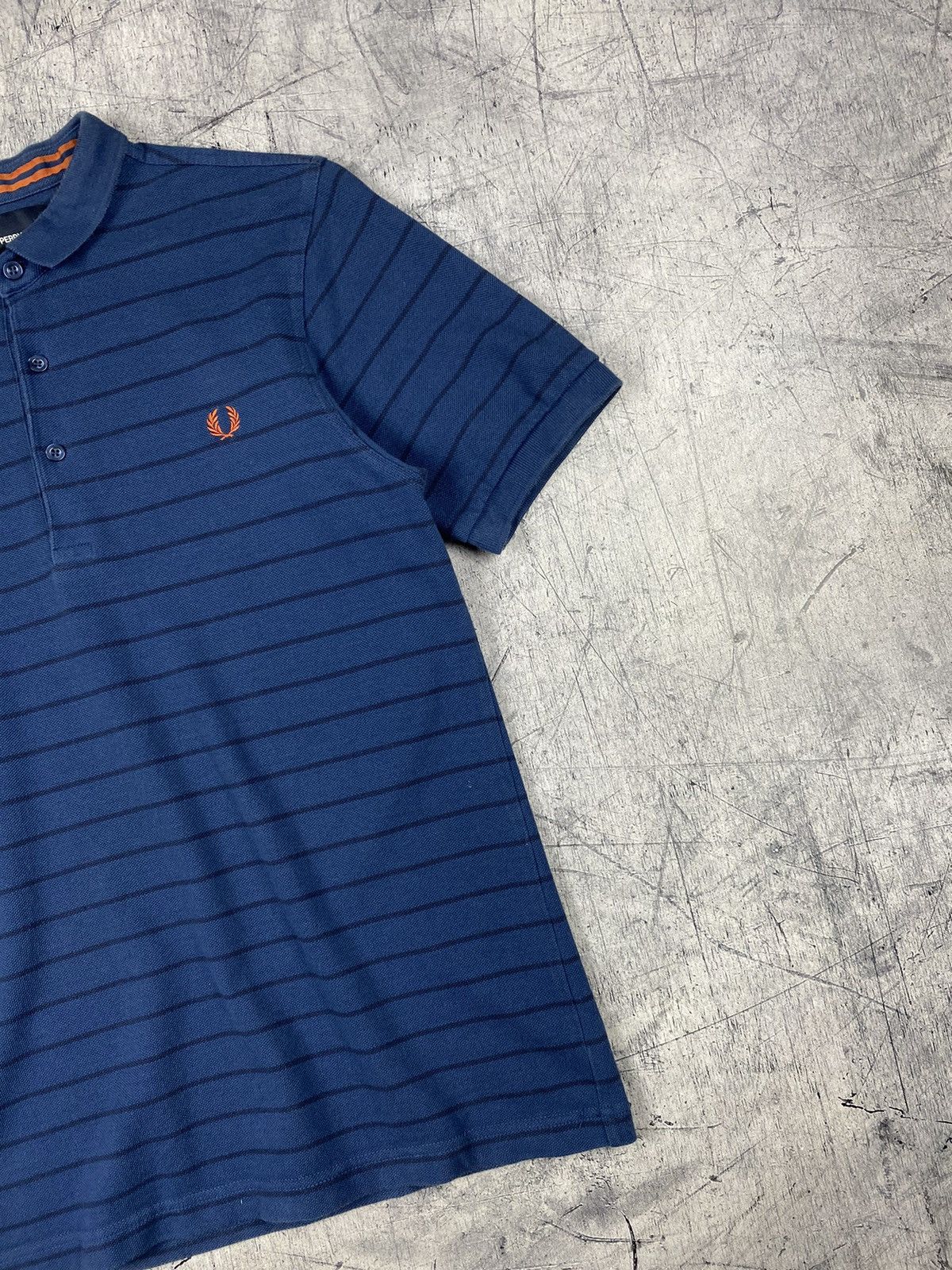 Fred Perry × Vintage Vintage Fred Perry y2k Striped Polo T Shirt Size US M / EU 48-50 / 2 - 4 Thumbnail