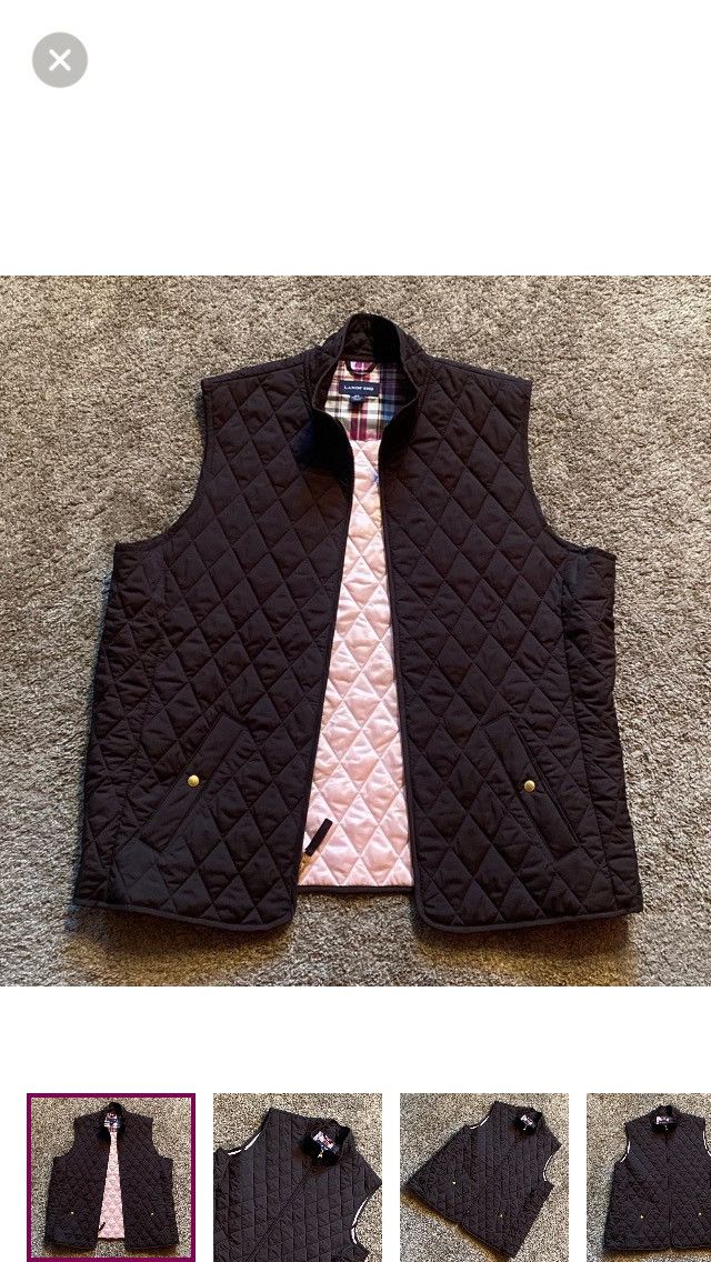 Lands' End Lands End Woman’s Brown Quilted Best 2X Size XXL / US 16-18 / IT 52-54 - 1 Thumbnail