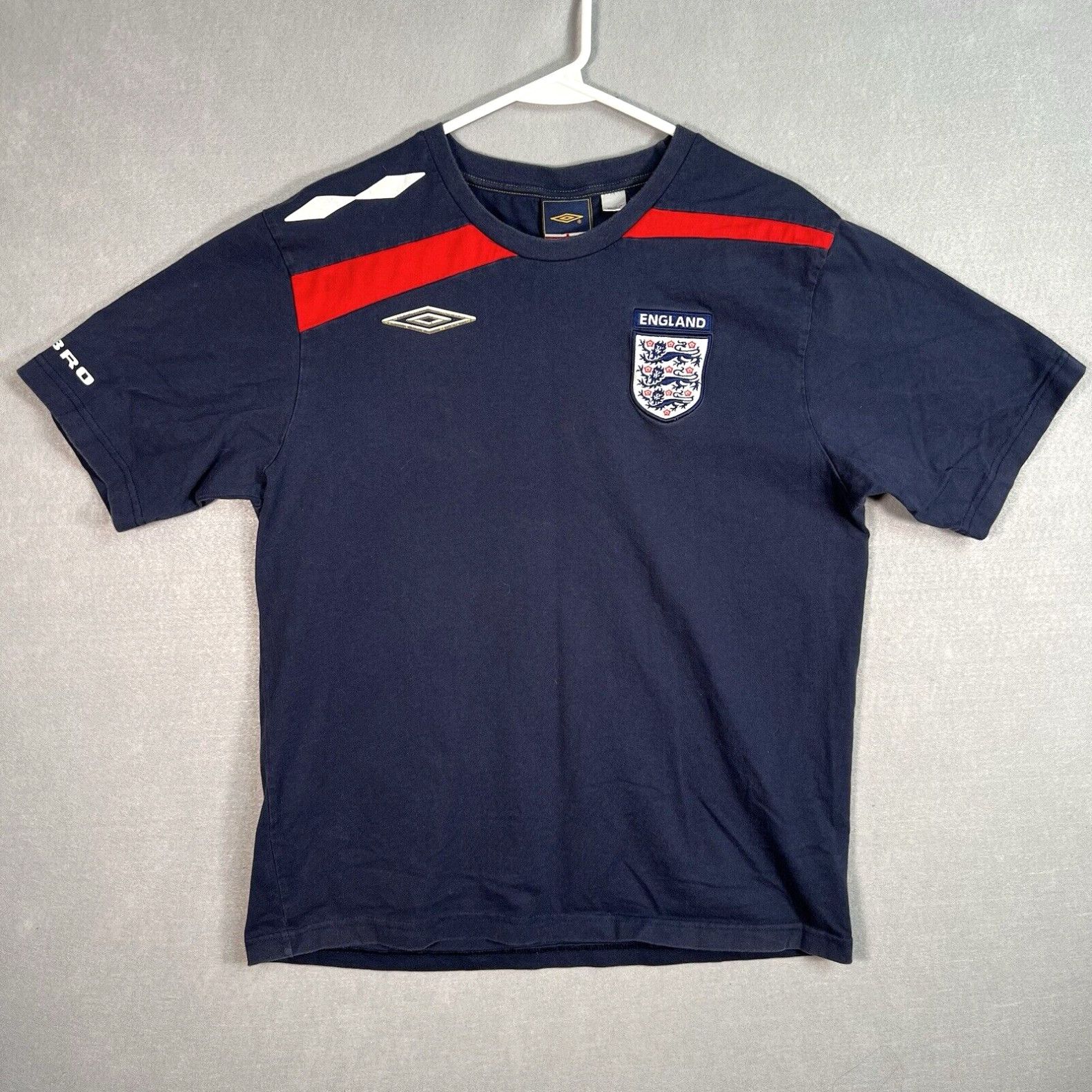 Umbro Umbro England Futbol Soccer T Shirt Adult XL Fits Large Blue Mens Grailed