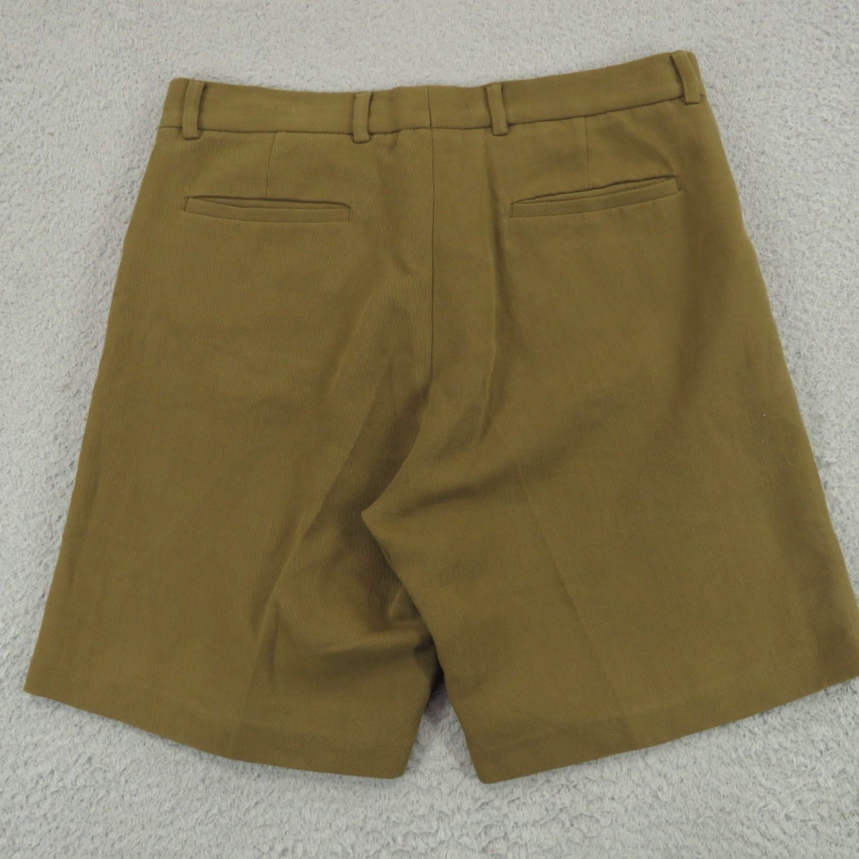 Sandro Sandro Paris Shorts Mens 34 (44) Camel Brown Cotton Twill Designer Chino 9" Andy Size US 44 / EU 60 - 2 Thumbnail
