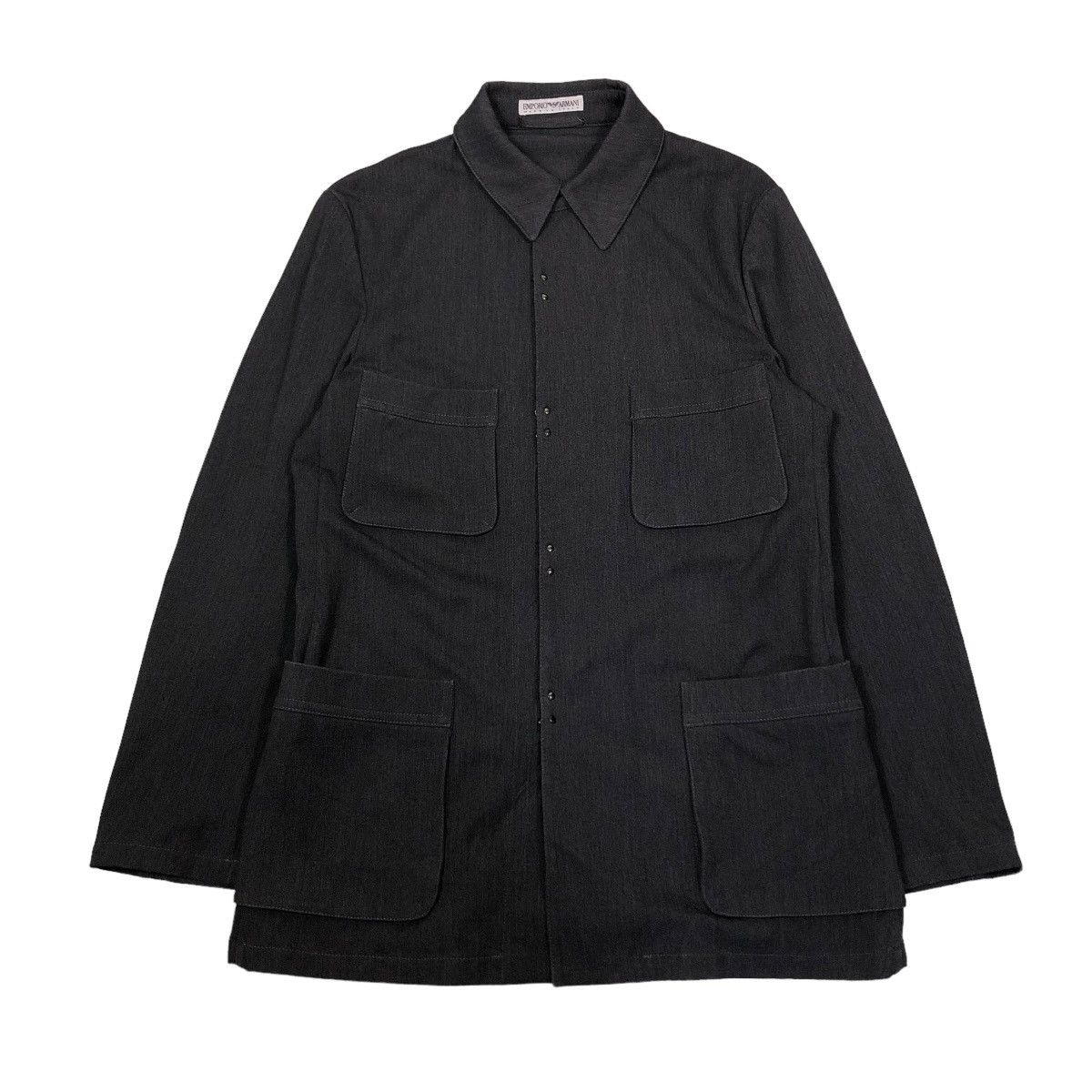 Emporio Armani 🔥VINTAGE CHORE JACKET EMPORIO ARMANI MADE IN ITALY Size US M / EU 48-50 / 2 - 1 Thumbnail