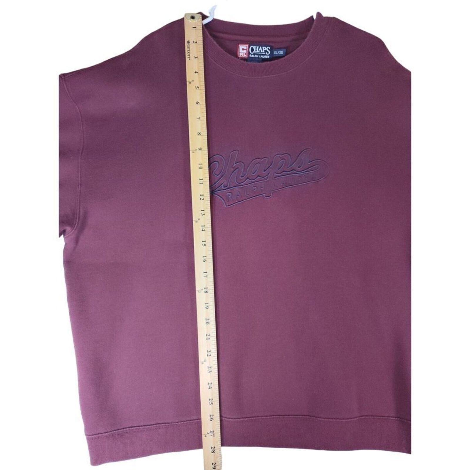 Vintage Vintage Chaps Ralph Lauren Spellout Sweatshirt Mens XL Size US XL / EU 56 / 4 - 5 Thumbnail
