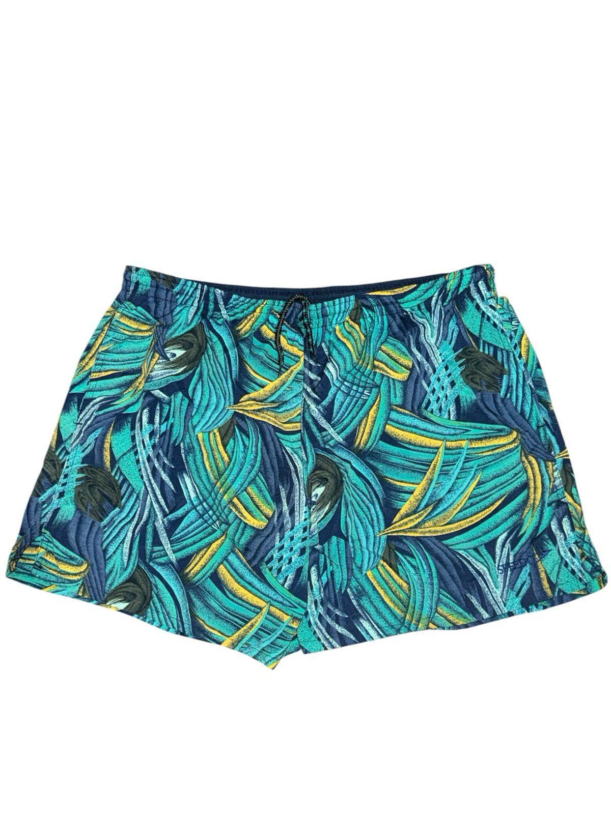 Speedo 90s Speedo Colorful Swim Trunks Bathing Suit Mens Sz L Rare Size US 34 / EU 50 - 1 Thumbnail