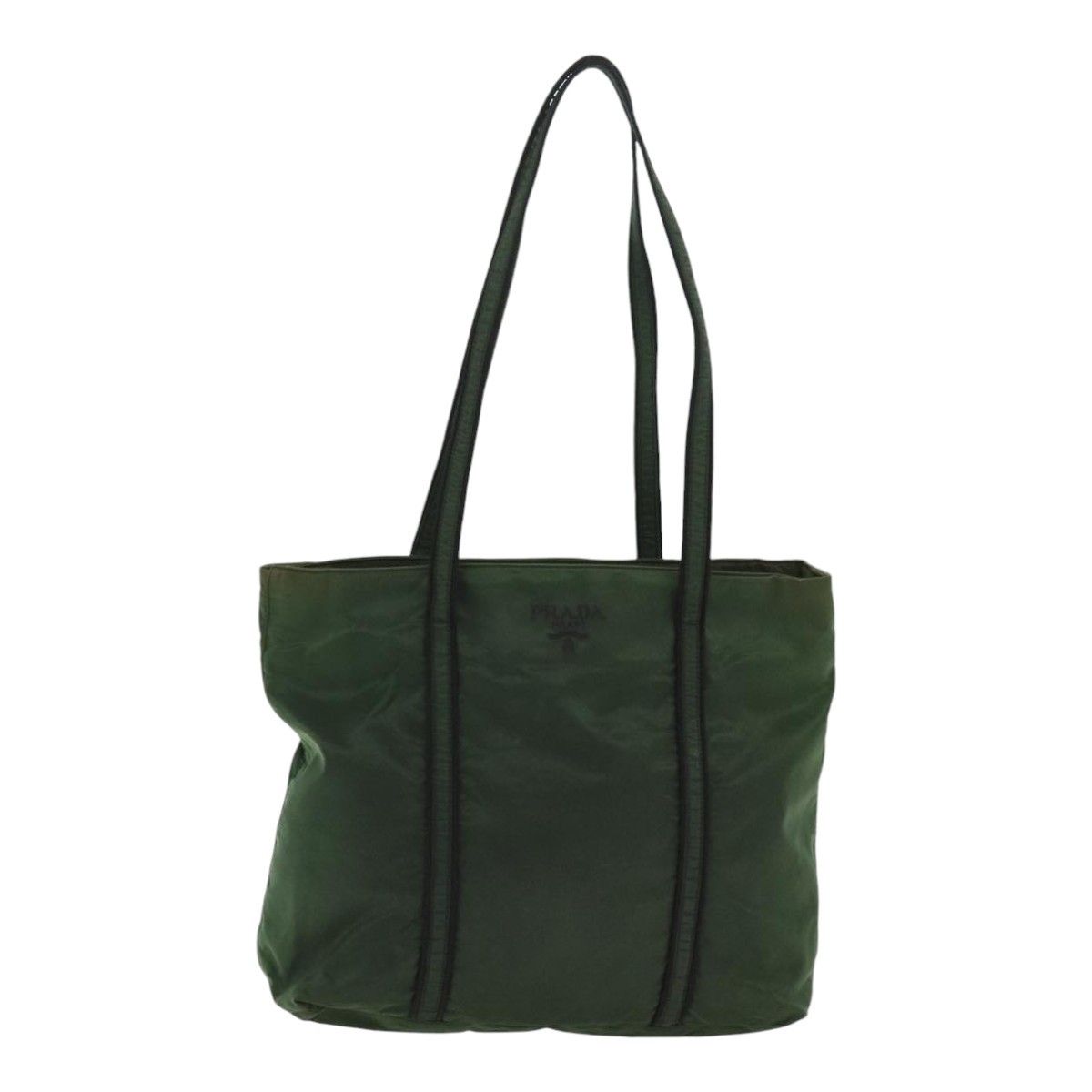 Prada Green Synthetic Tote Bag (Pre-Owned) Size ONE SIZE - 1 Thumbnail