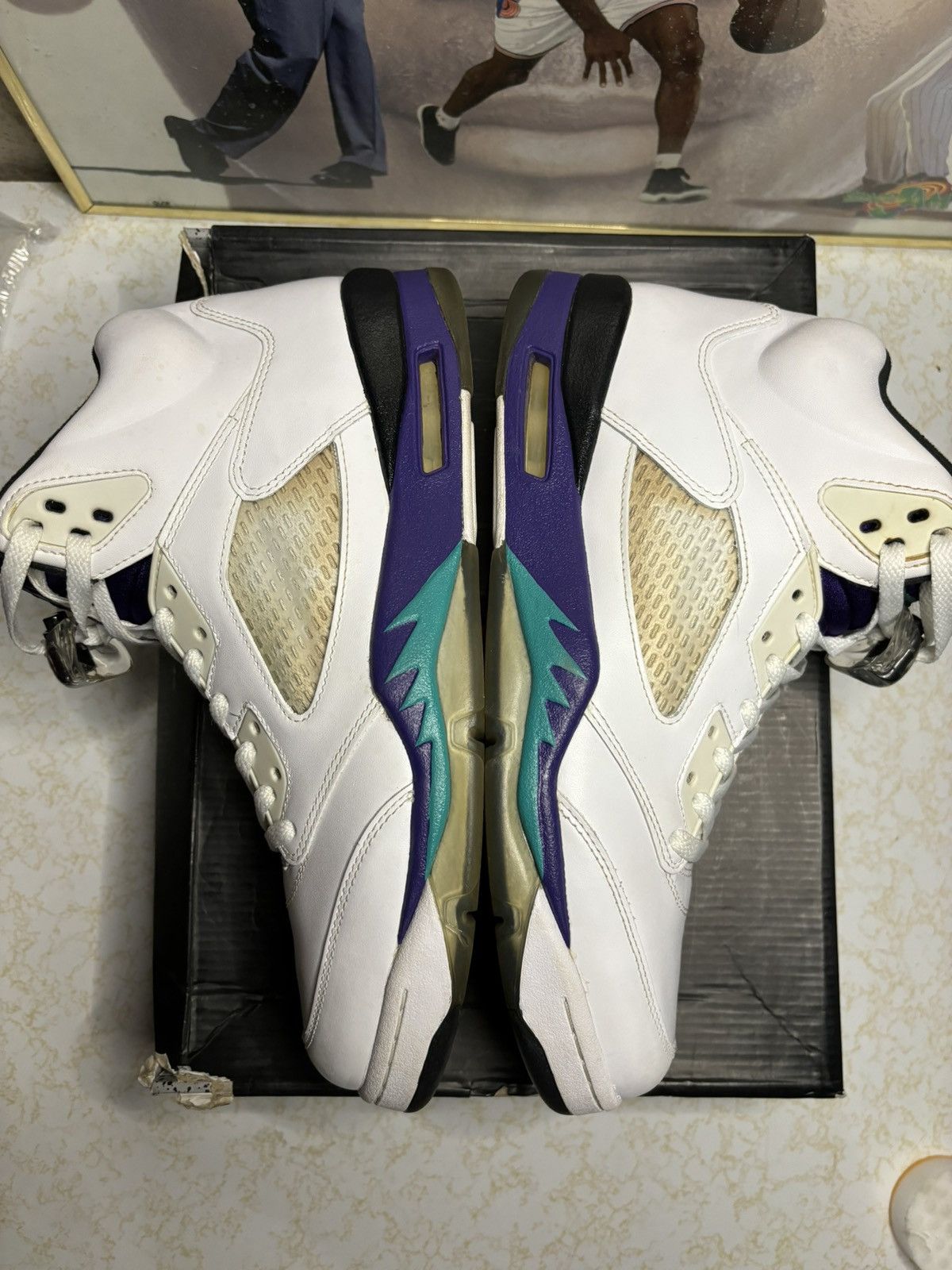 Jordan Brand Jordan Retro 5 ‘grape” Size US 11.5 / EU 44-45 - 4 Thumbnail