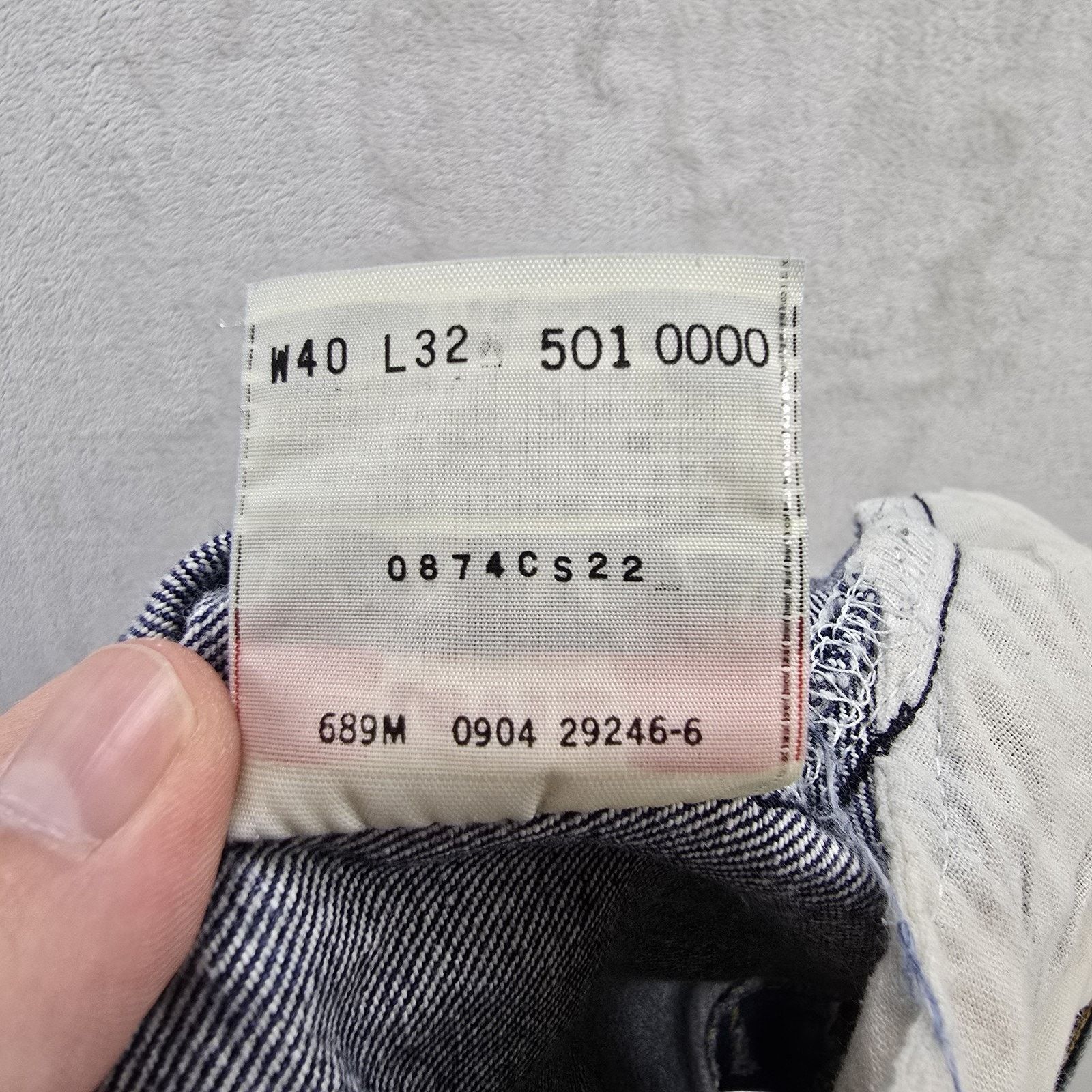 Levi's Vintage Levis Jeans Mens 40x32 (Fits 38x28) Denim 501 Y2K Size US 38 / EU 54 - 7 Thumbnail