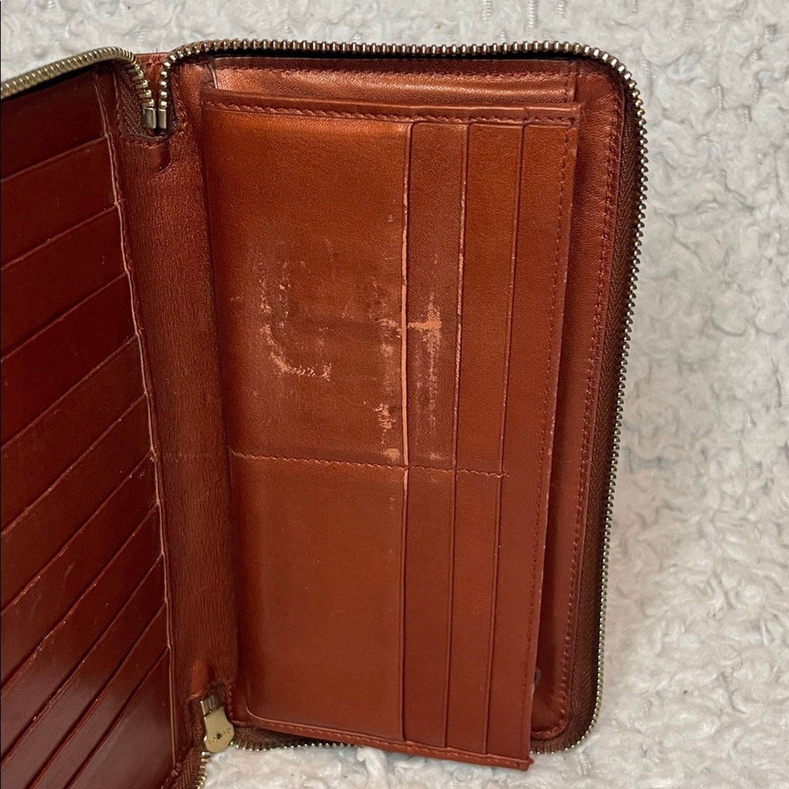 Gucci Gucci Microguccissima Zip Around Wallet Copper Size ONE SIZE - 10 Thumbnail