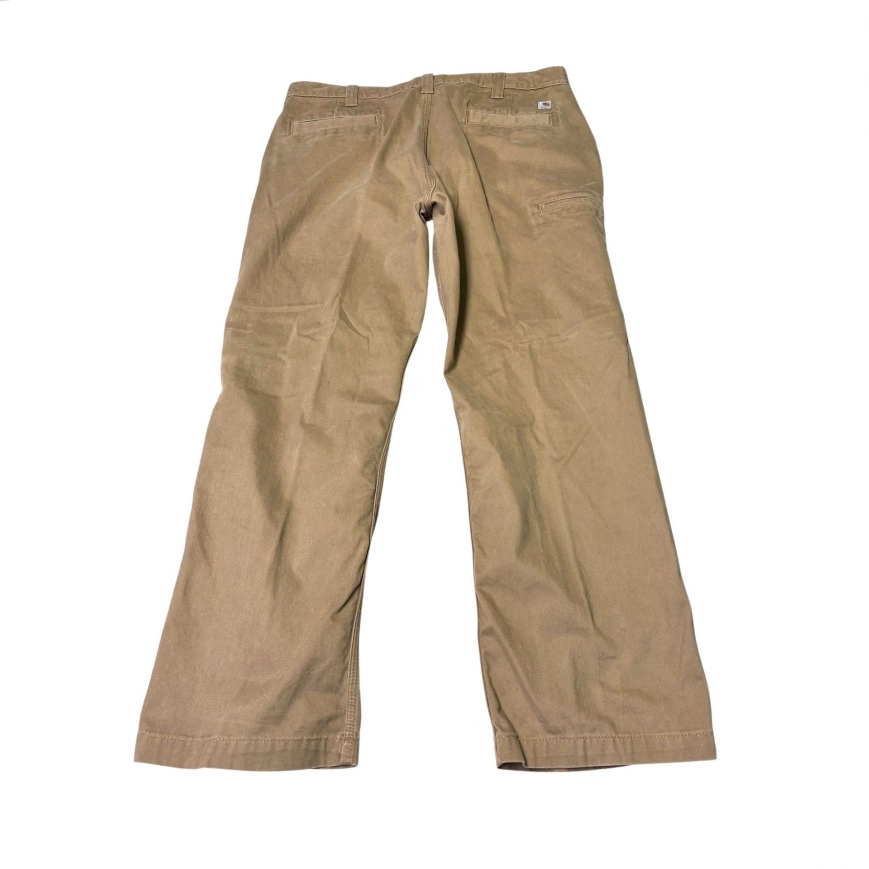 Carhartt Carhartt Mens 40x30 Relaxed Fit Cotton Khaki Work Pants Brown 100095 053 Size US 40 / EU 56 - 6 Thumbnail