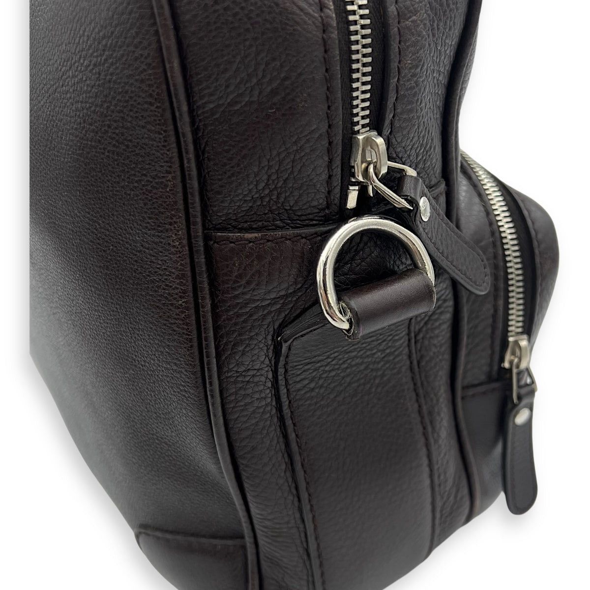 Gucci Gucci Brown Leather Unisex Reporter Messenger Crossbody Bag Size ONE SIZE - 8 Thumbnail