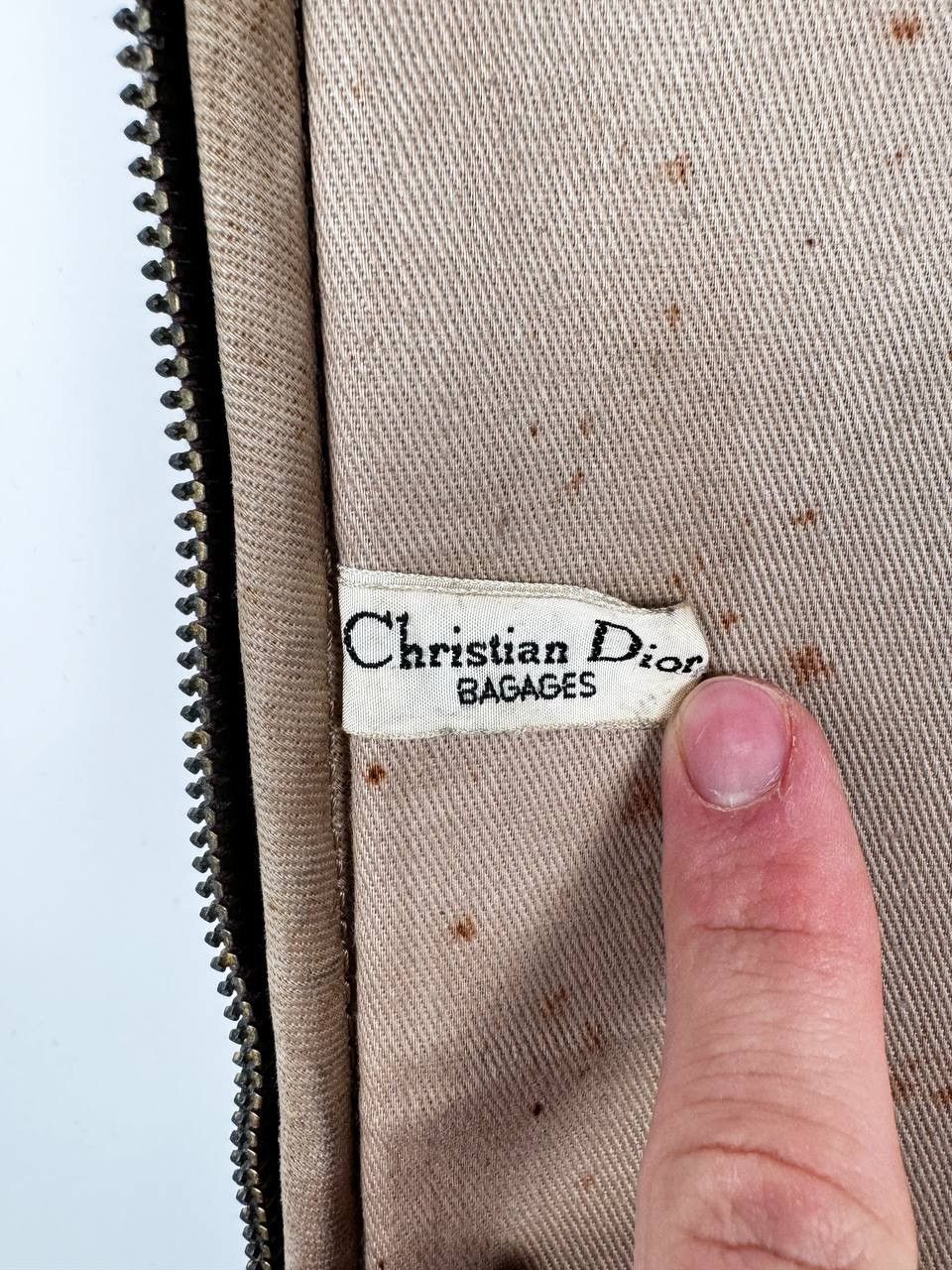 Dior × Vintage Dior Monogram Cloth Luggage Bag Size ONE SIZE - 12 Thumbnail