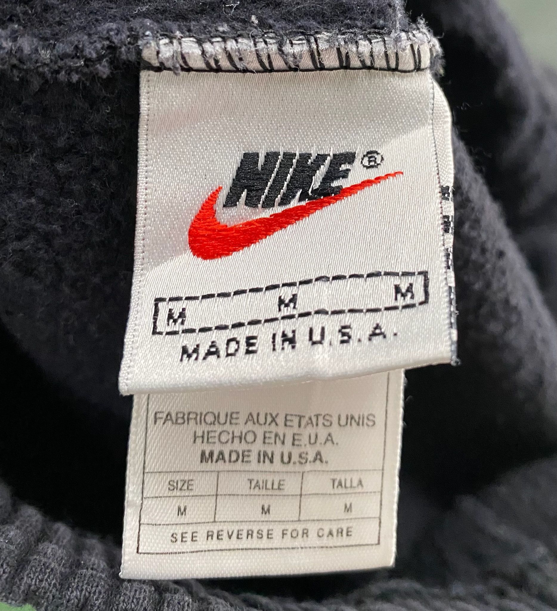 Nike 90’s Nike White Tag Swoosh Faded Black Sweatpants Medium Size US 34 / EU 50 - 5 Thumbnail