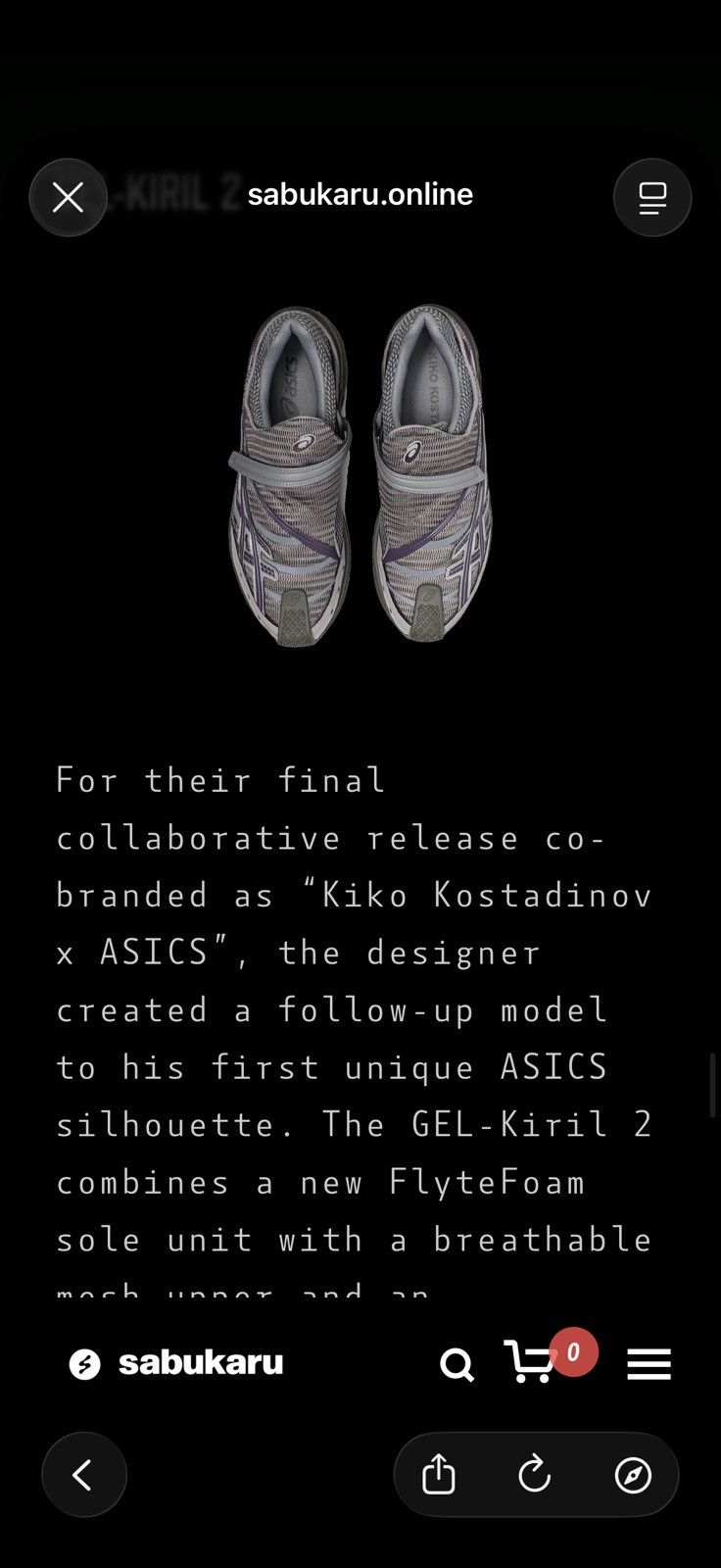 Asics × Kiko Kostadinov Ultra rare Asics x kiko kostadinov Size US 12 / EU 45 - 7 Thumbnail