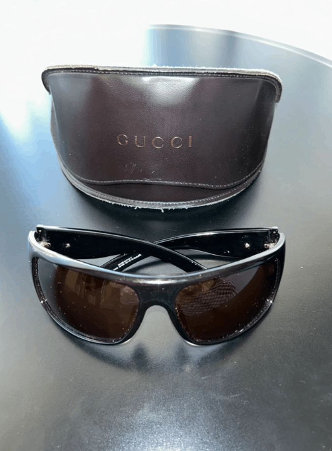 Gucci × Tom Ford × Vintage Gucci Sunglasses 1568 Mask Shield Sport Bike Pop Vintage Size ONE SIZE - 5 Thumbnail
