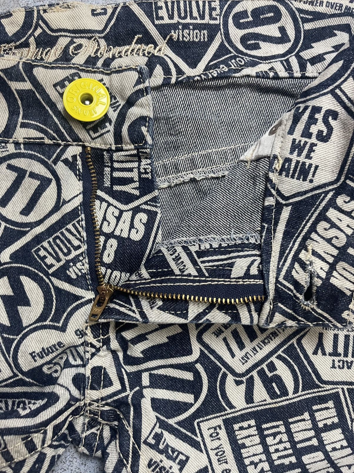 Japanese Brand Vintage Original Jeans Fullprint Hysteric Glamour Style Size US 34 / EU 50 - 12 Thumbnail