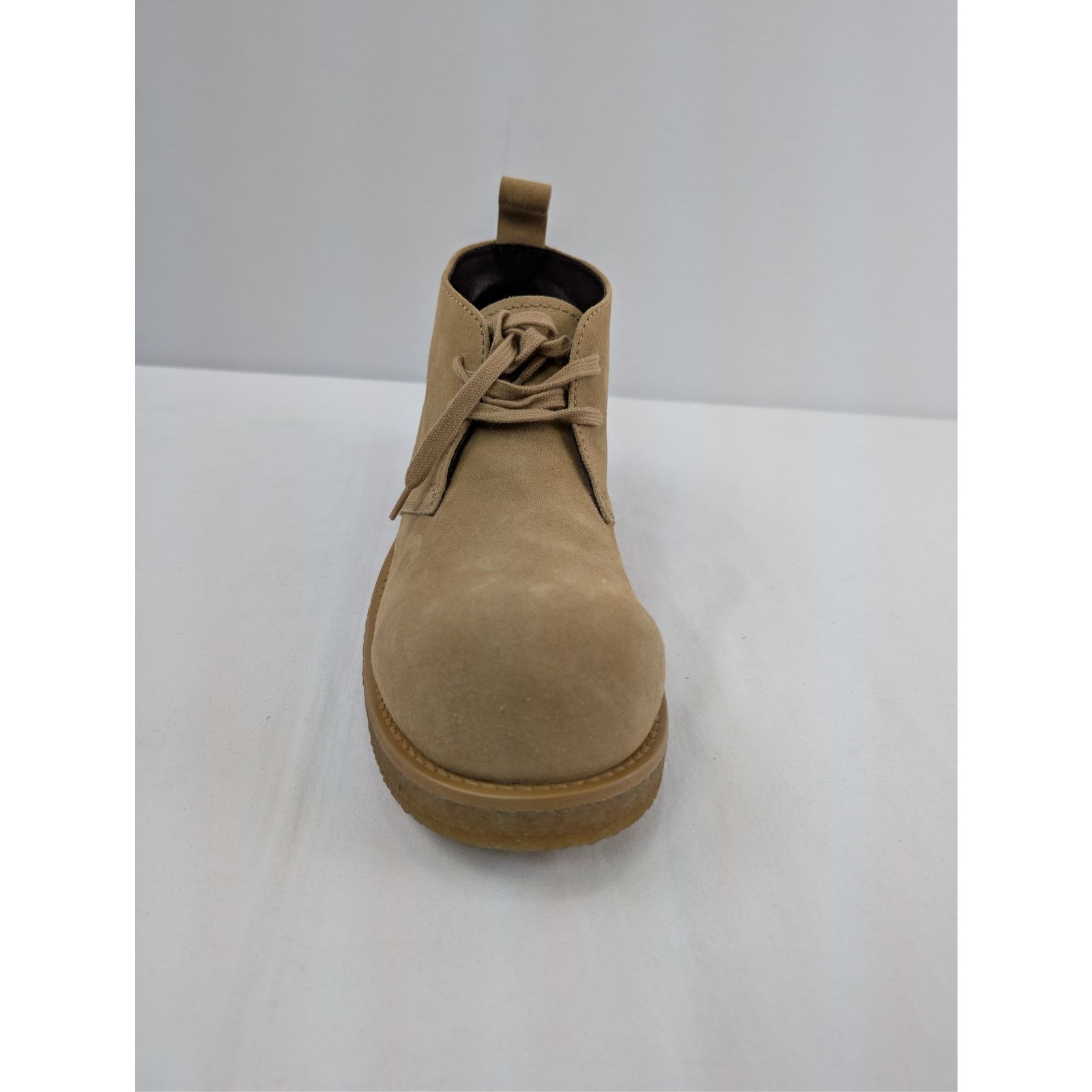 Bottega Veneta o1rshd1 Deep NuBuck Helium Ankle Boot in Camel Size US 10 / EU 43 - 13 Thumbnail