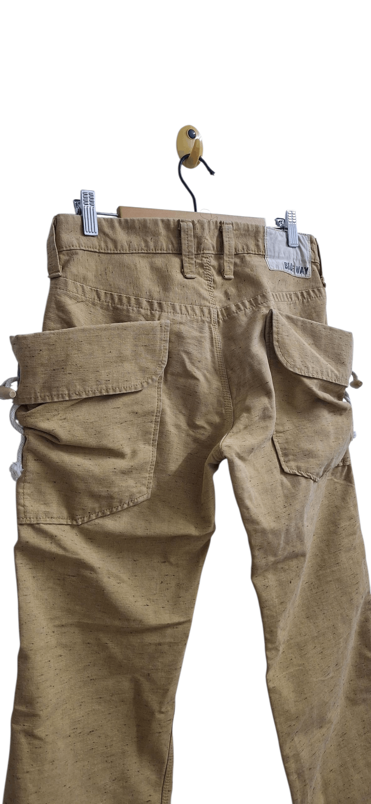 Le Grande Bleu (L.G.B.) Japanese Brand Blue Way Monkey Pocket Pants Size US 30 / EU 46 - 8 Thumbnail