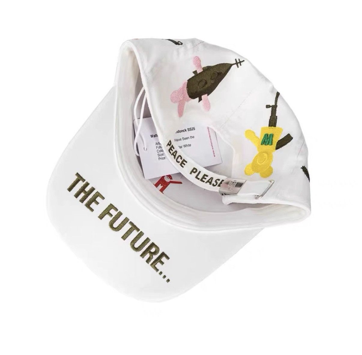 Walter Van Beirendonck WALTER VAN BEIRENDONCK SS25 Bear Cap - White Size ONE SIZE - 2 Thumbnail