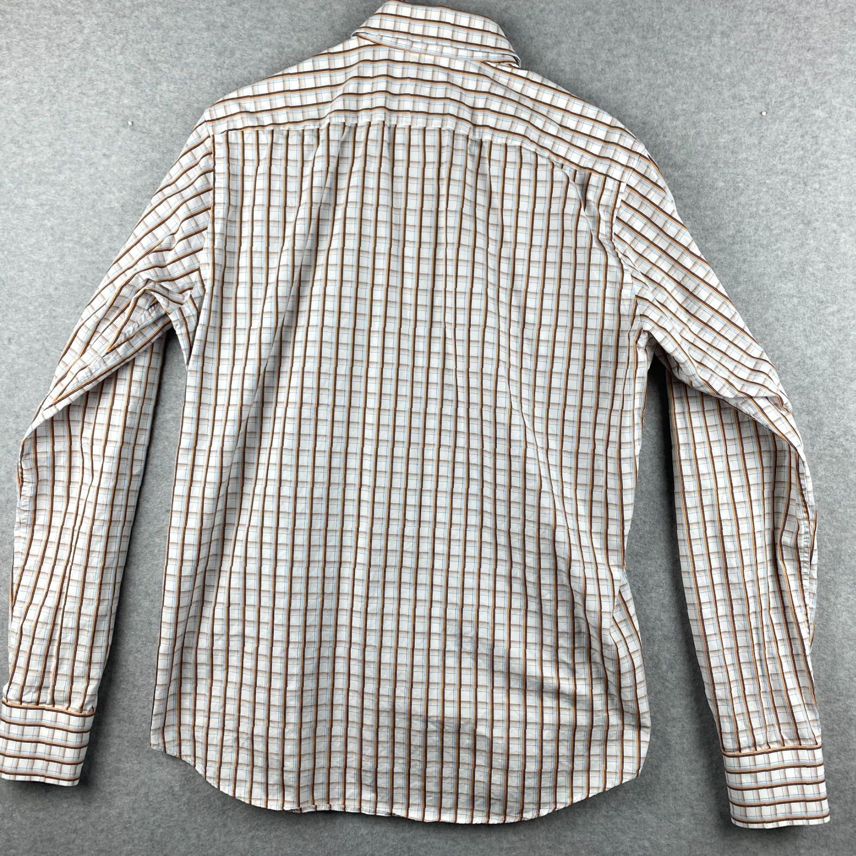 Hugo Boss Hugo Boss Button Up Shirt Mens 16.5 36/37 Multicolor Long Sleeve Knit Preppy Size US XL / EU 56 / 4 - 4 Thumbnail