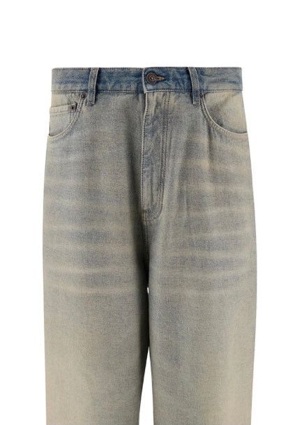 image of Balenciaga Baggy Denim Pants Size Xs in Blue, Men's