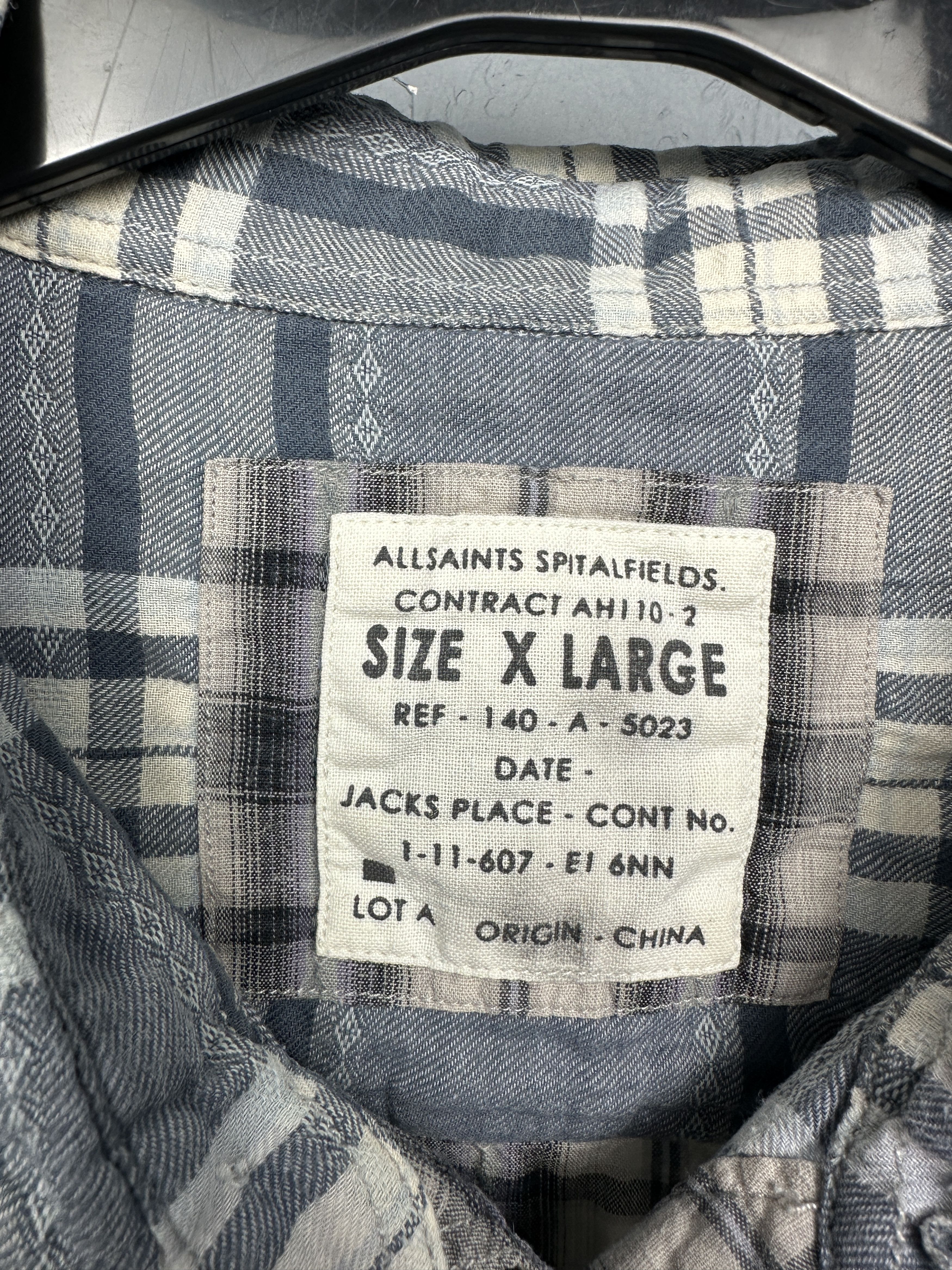 Allsaints Allsaints Mens Burnett 1\2 Sleeve Shirt Size US XL / EU 56 / 4 - 3 Thumbnail