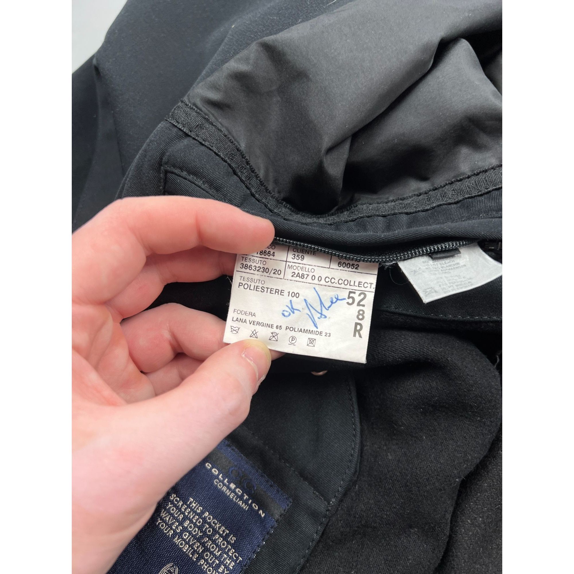 Corneliani Corneliani Collection Double Breasted Coat (Y0768) Size US L / EU 52-54 / 3 - 9 Thumbnail