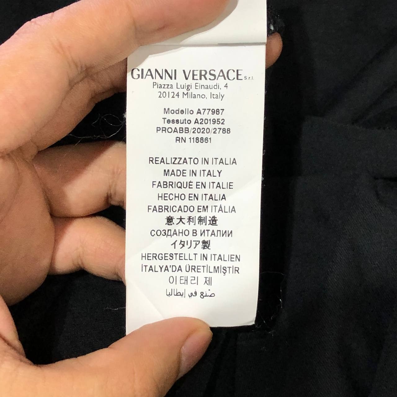 Versace Versace Medusa head crystal embellish tee Size US M / EU 48-50 / 2 - 9 Thumbnail