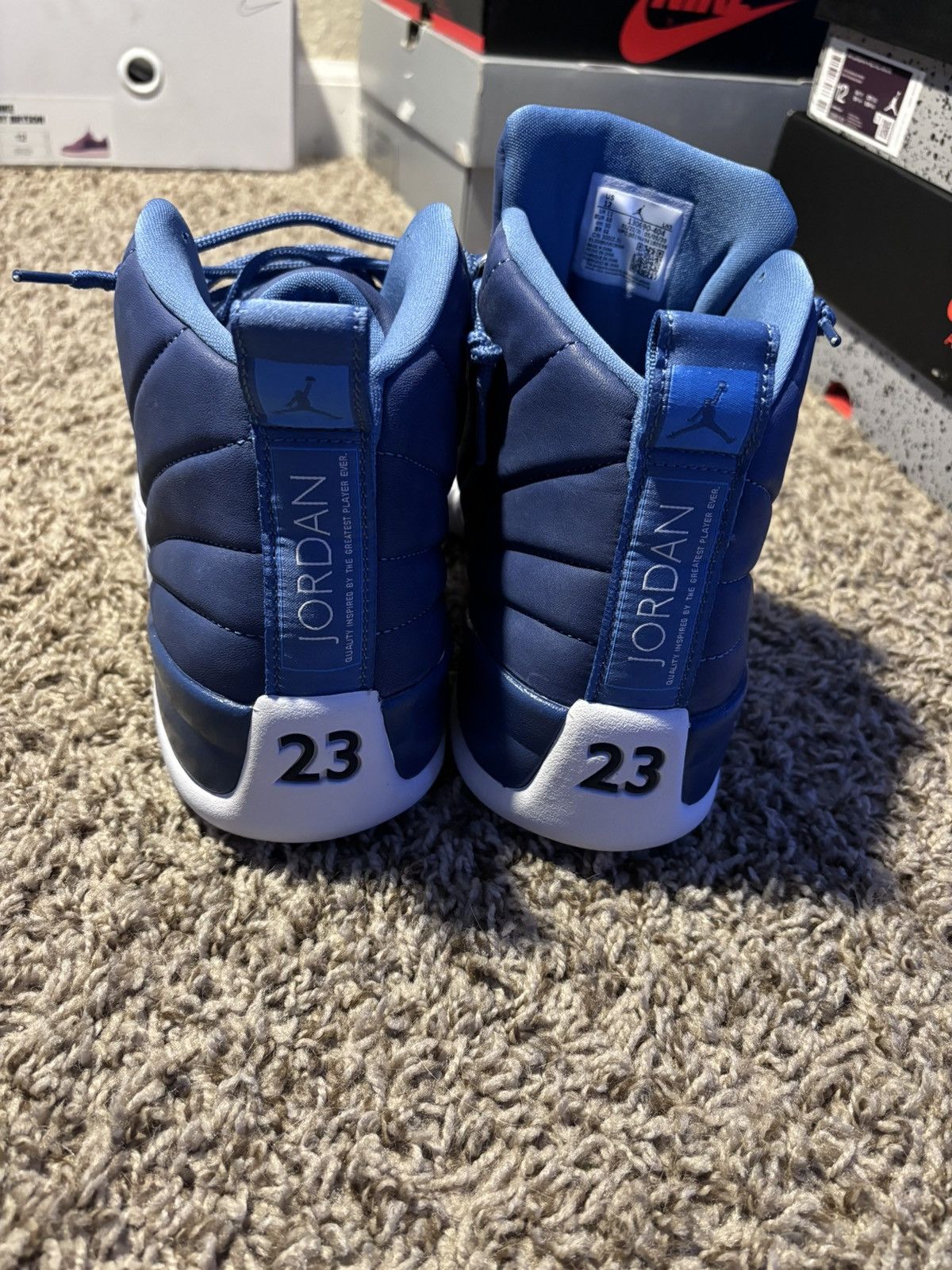 Jordan Brand × Nike Jordan 12 retro indigo Size US 12 / EU 45 - 4 Thumbnail