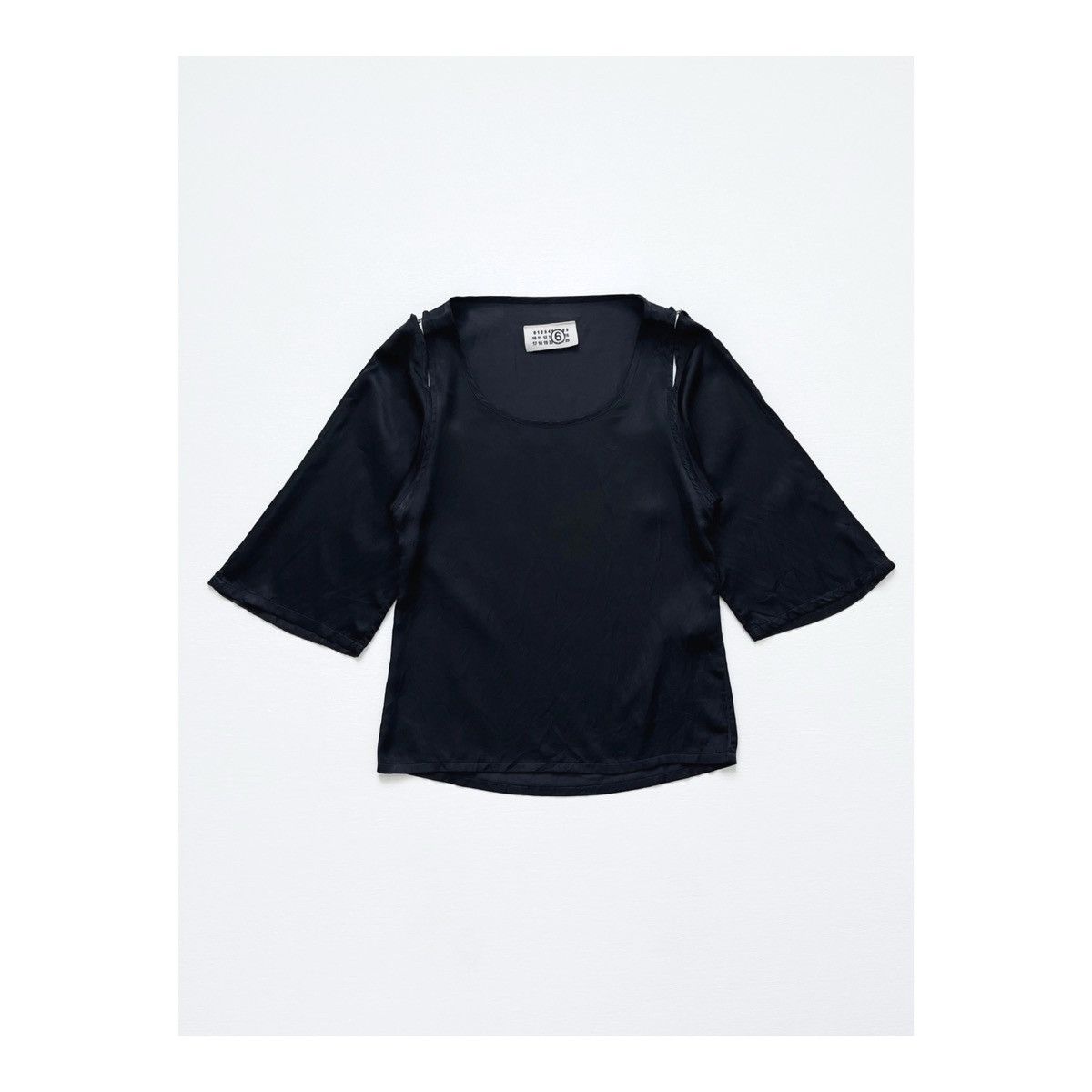 image of Maison Margiela Mm6 Tee in Black, Women's (Size XS)