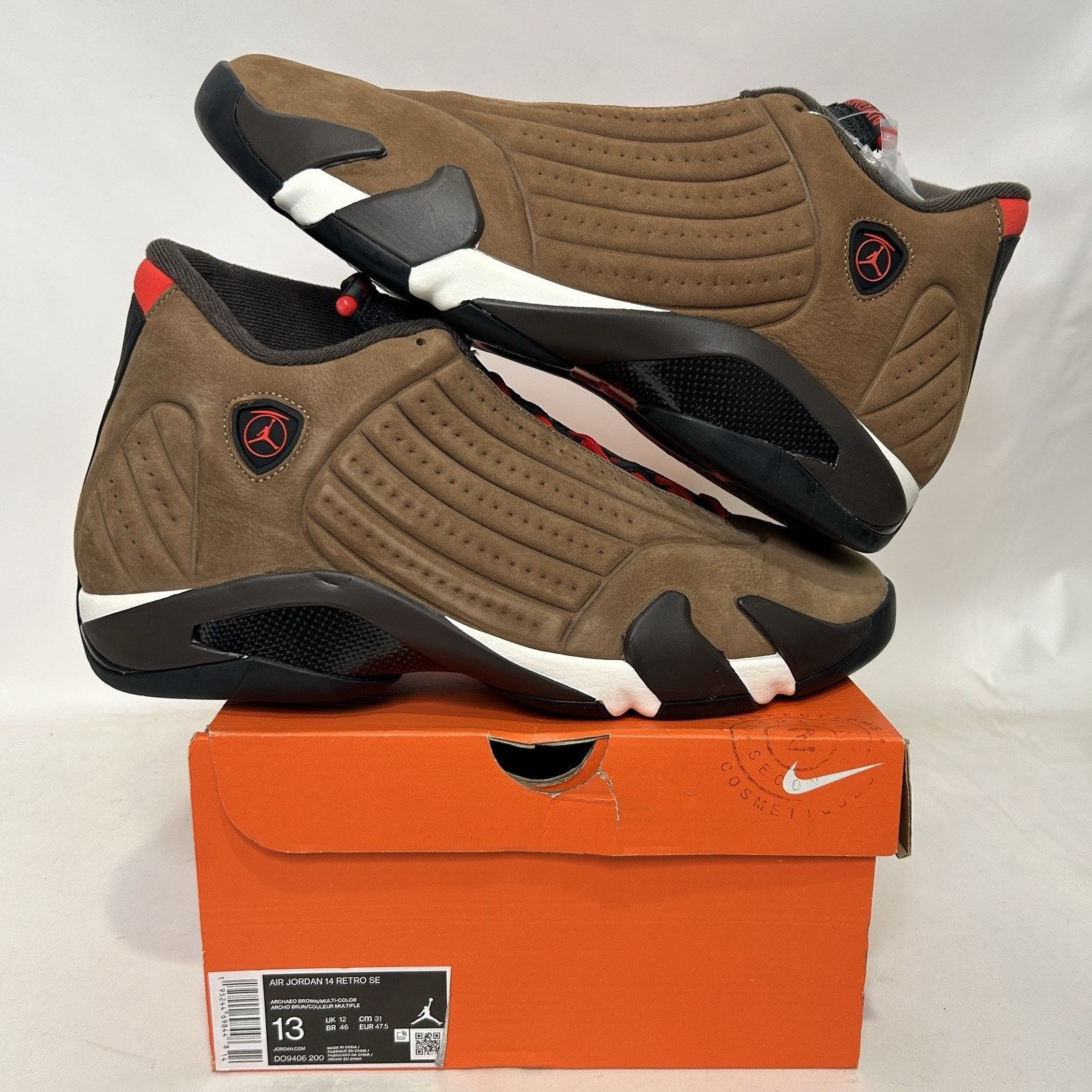 Jordan Brand Nike Air Jordan 14 Retro SE “Winterized/Archaeo Brown” Size US 13 / EU 46 - 1 Thumbnail