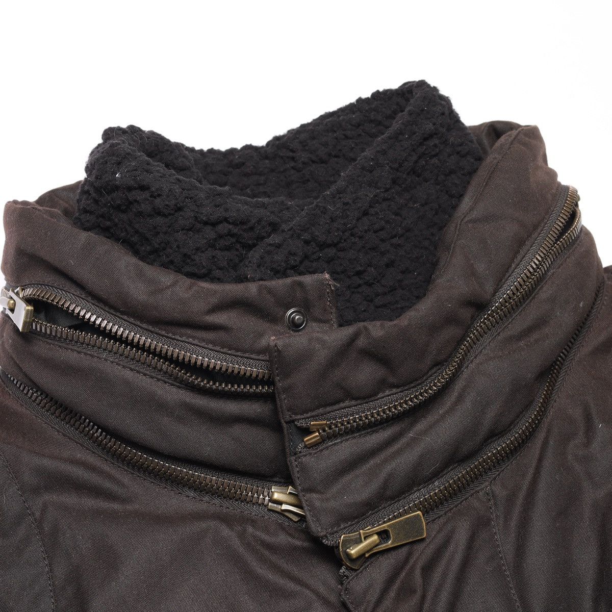 Givenchy Givenchy Archive Brown Fleece Lined Flight Jacket Zipper Size XS / US 0-2 / IT 36-38 - 11 Thumbnail