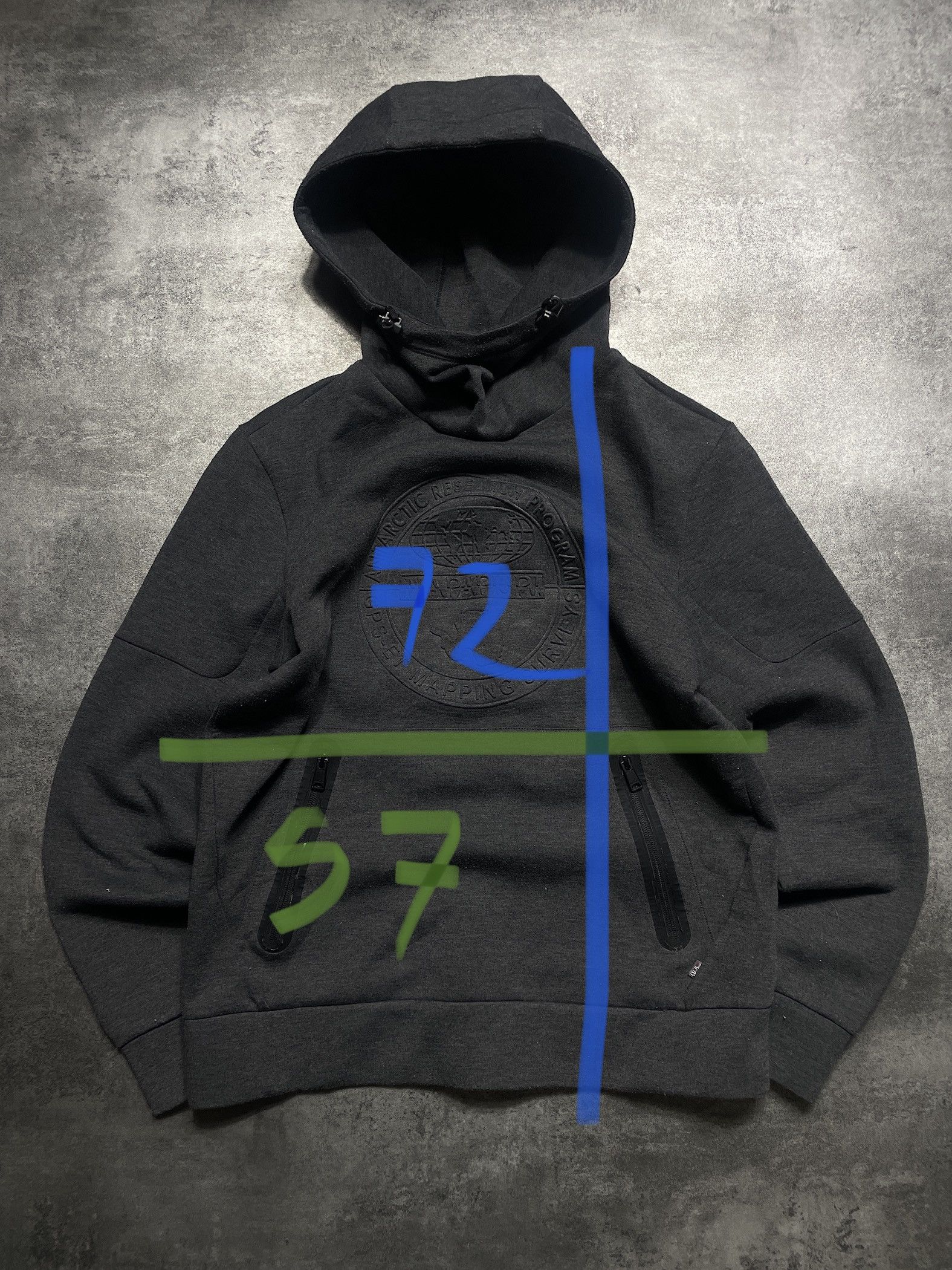 Napapijri 🔥RARE🔥Napapijri Vintage Y2K Hoodie Rare Big Logo Size US L / EU 52-54 / 3 - 11 Thumbnail