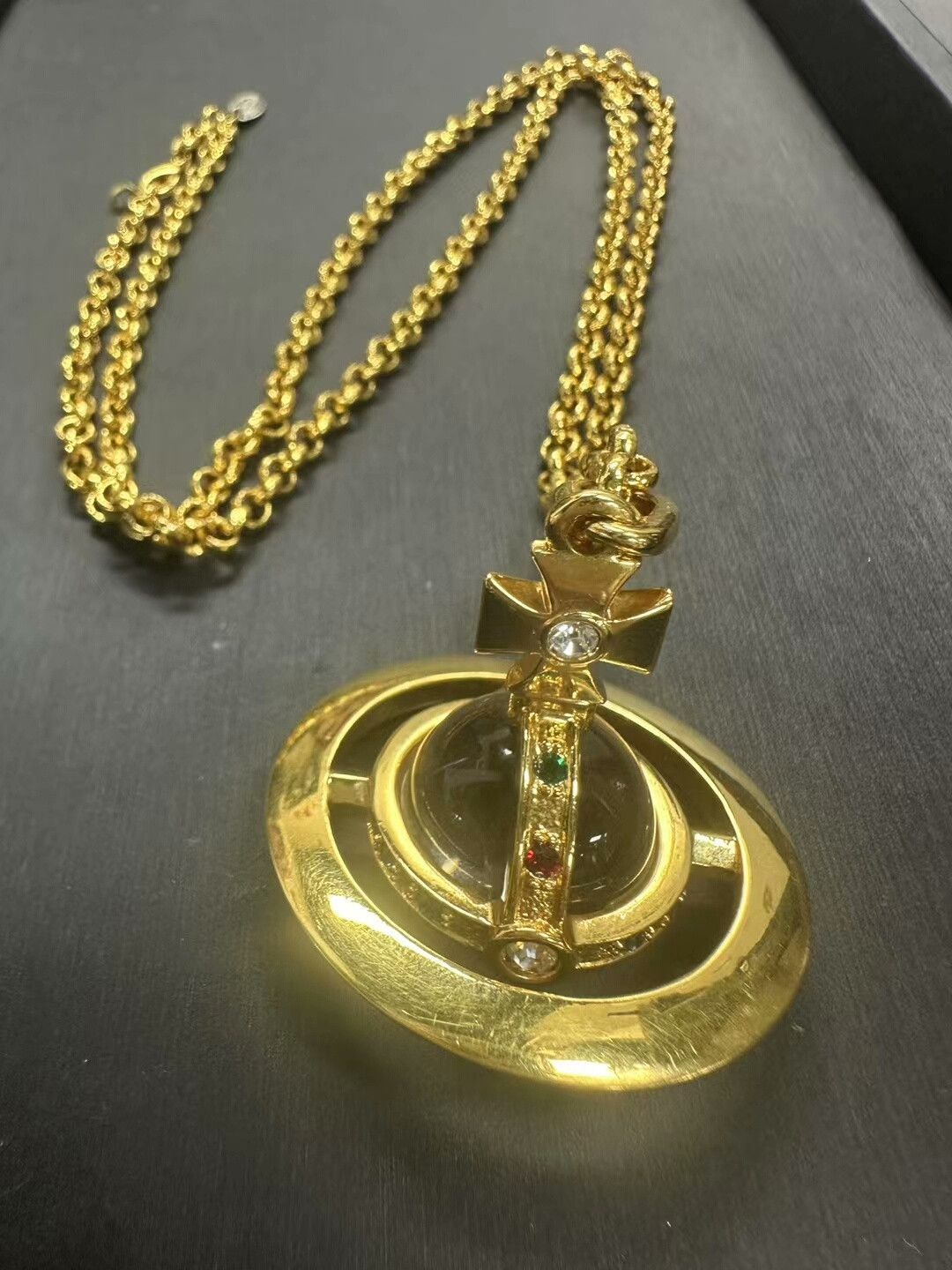 Vivienne Westwood Vivienne Westwood Saturn Necklace Size ONE SIZE - 1 Thumbnail