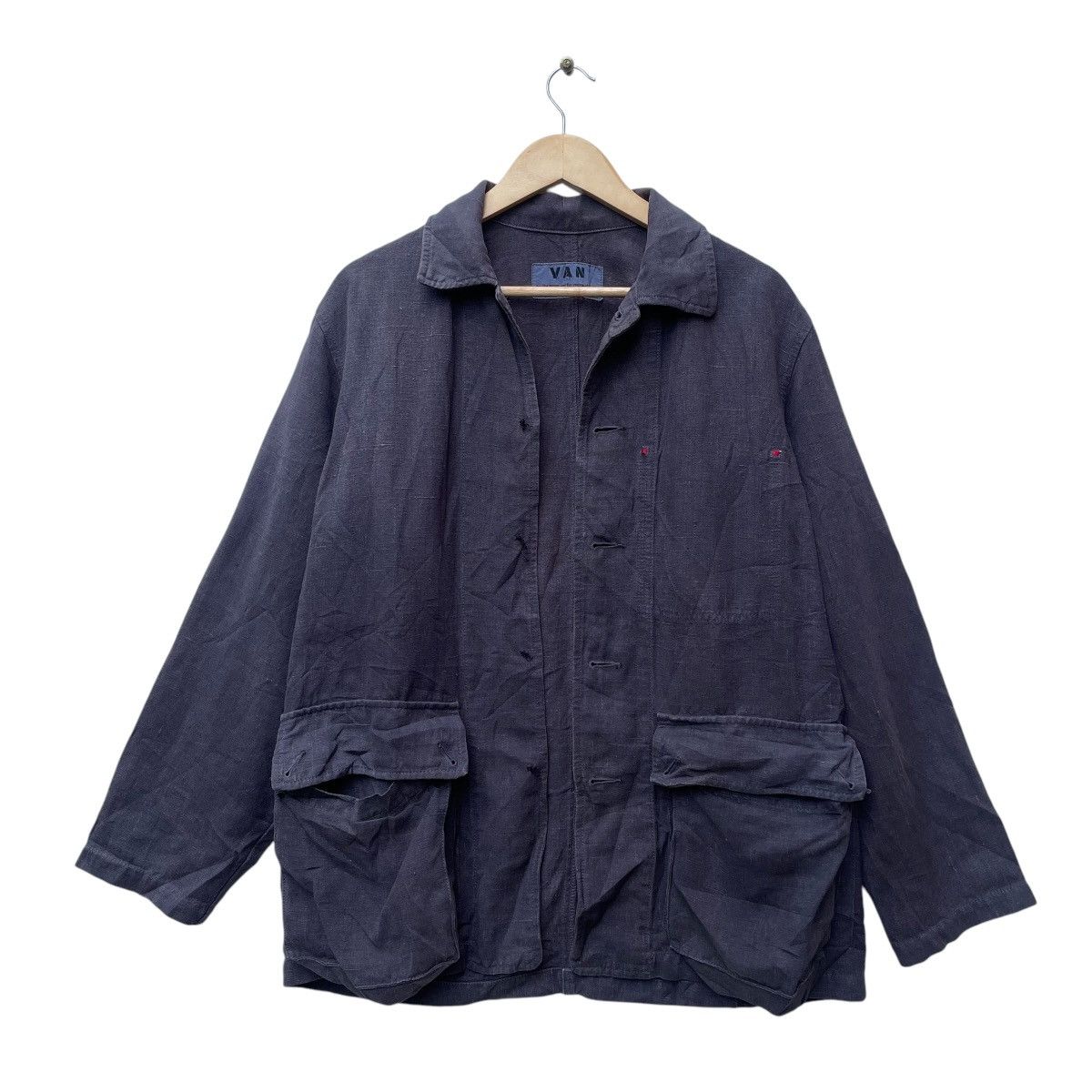 Buzz Rickson's 💥Vintage Van Jac Denim Worker Jacket Size US M / EU 48-50 / 2 - 1 Thumbnail