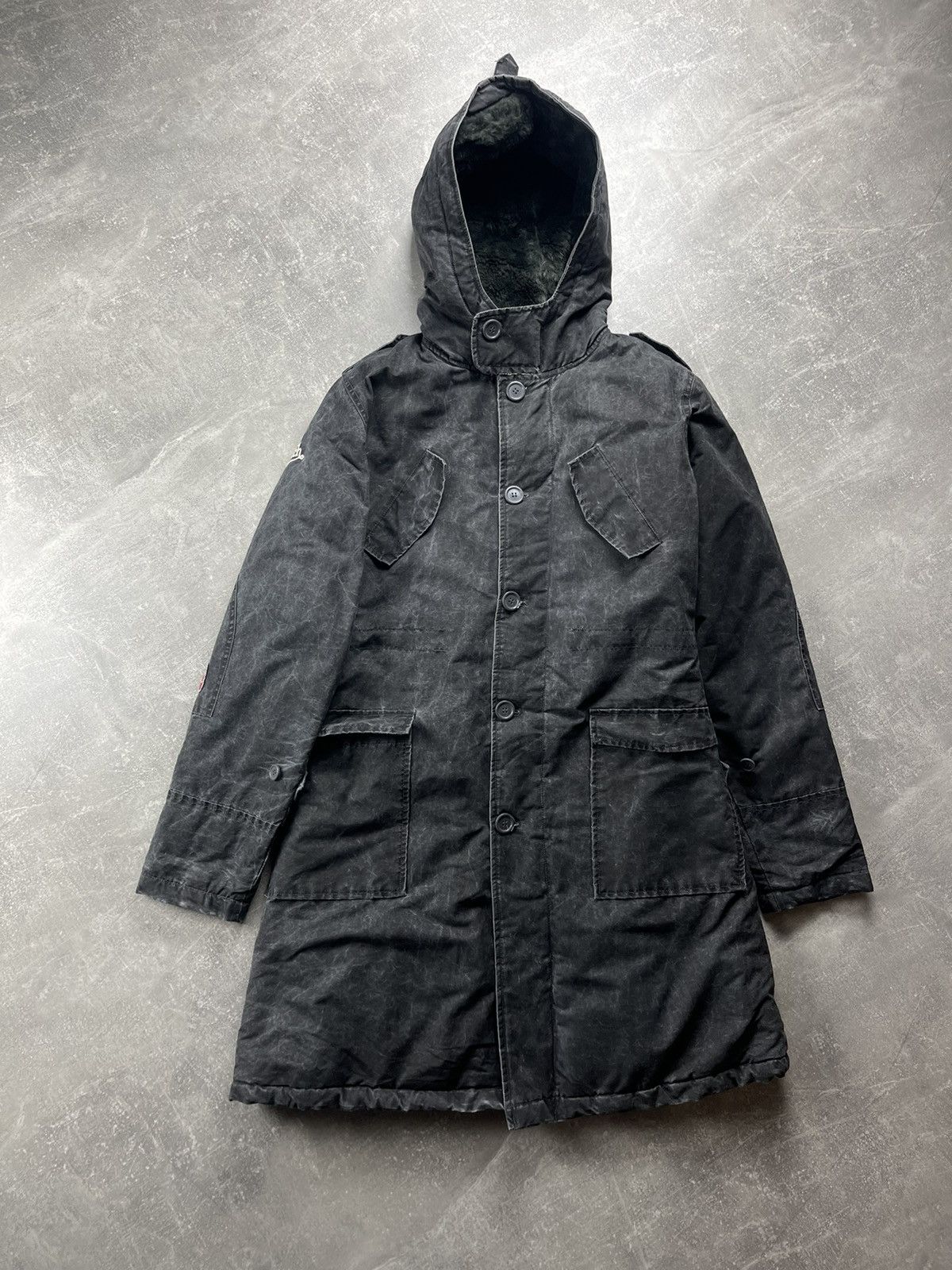 Von Dutch Von Dutch Y2K Vintage Hooded Parka Black Fur Lined Size L Size US L / EU 52-54 / 3 - 1 Thumbnail