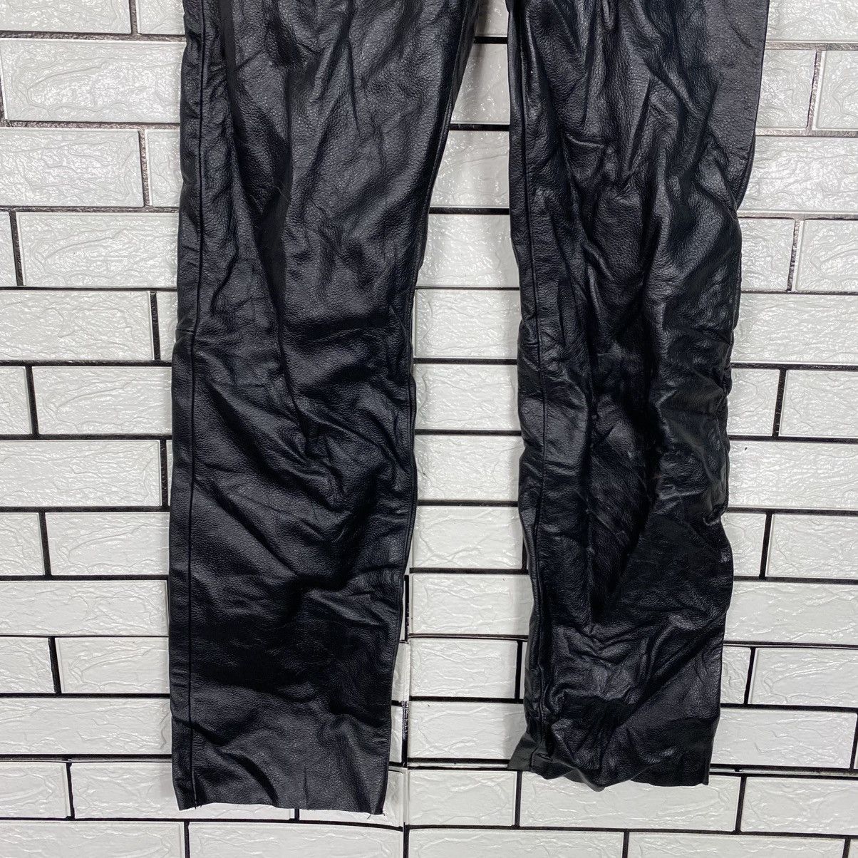 Japanese Brand Vintage Racing Genuine Leather Pants 501 Issey Miyake Size US 30 / EU 46 - 6 Thumbnail