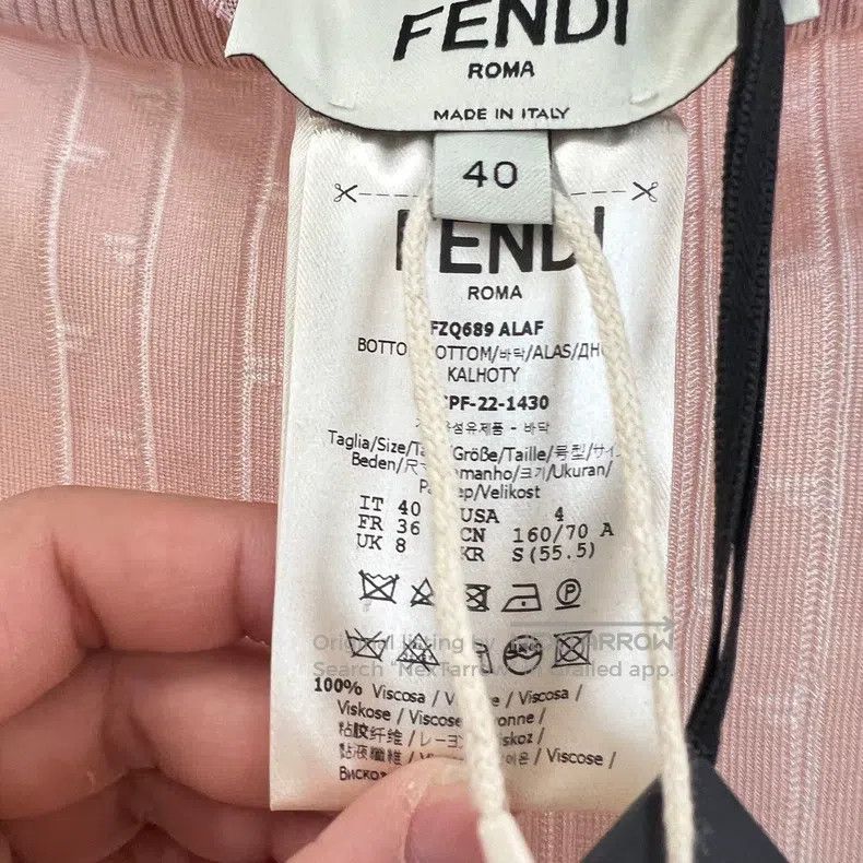 Fendi Fendi Printed Patterned Midi Skirt Size 26" / US 2 / IT 38 - 4 Thumbnail